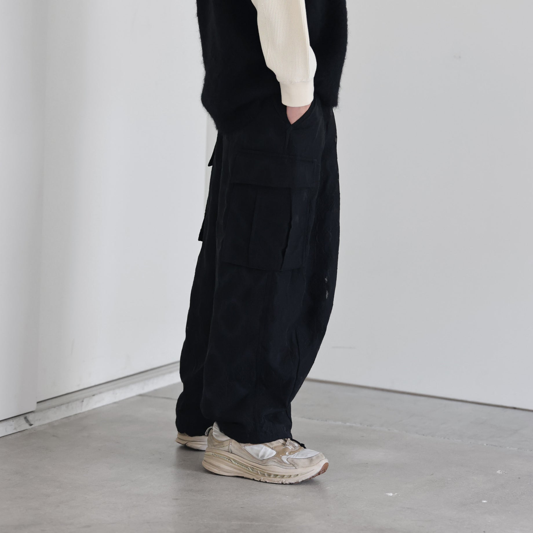 H.D. BDU PANT - VICTORIAN SHEER （BLACK）