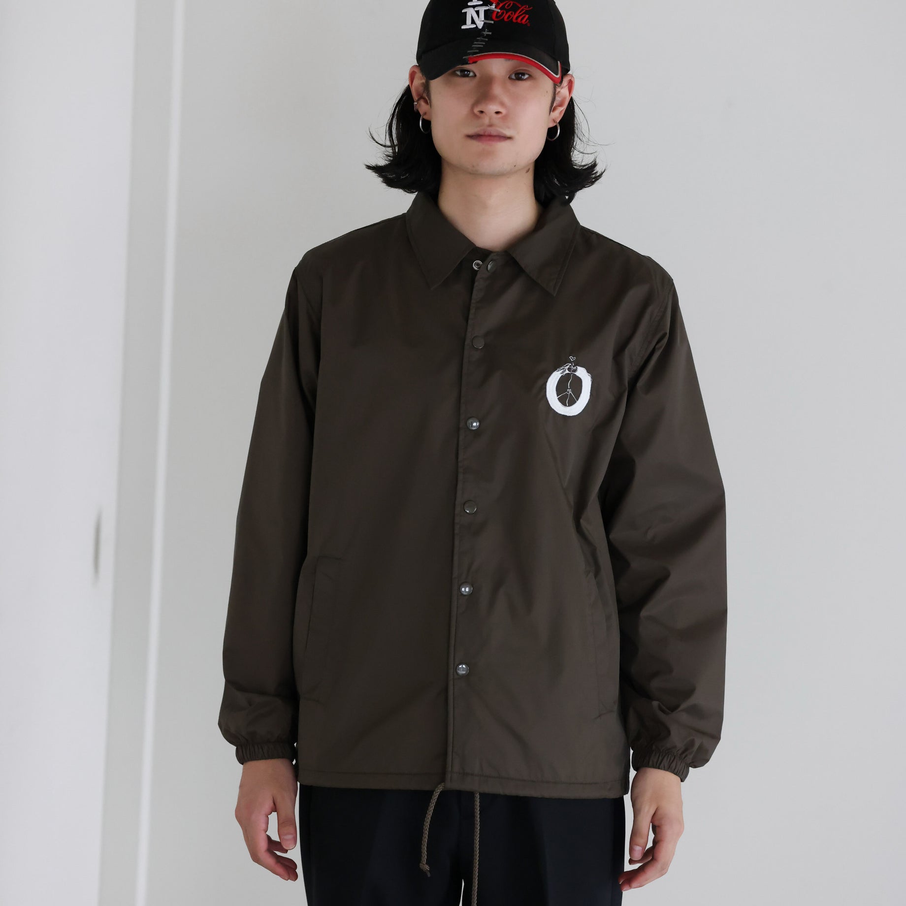 “PEACE” COACH JACKET（KHAKI）