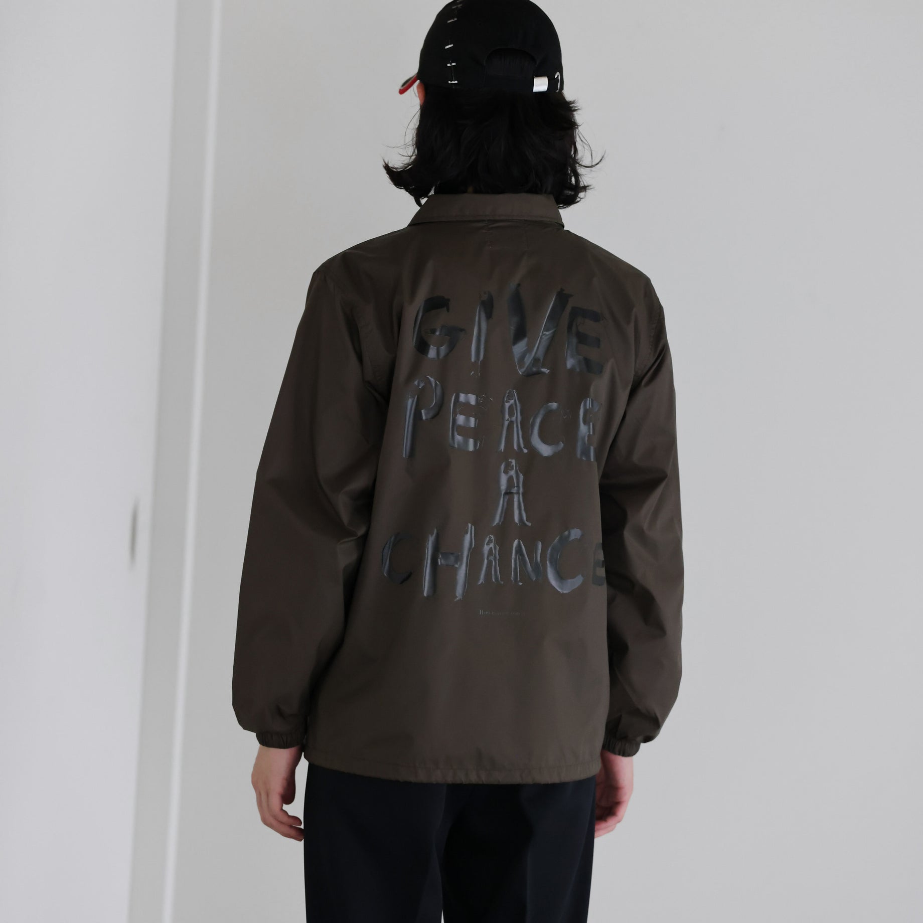 “PEACE” COACH JACKET（KHAKI）