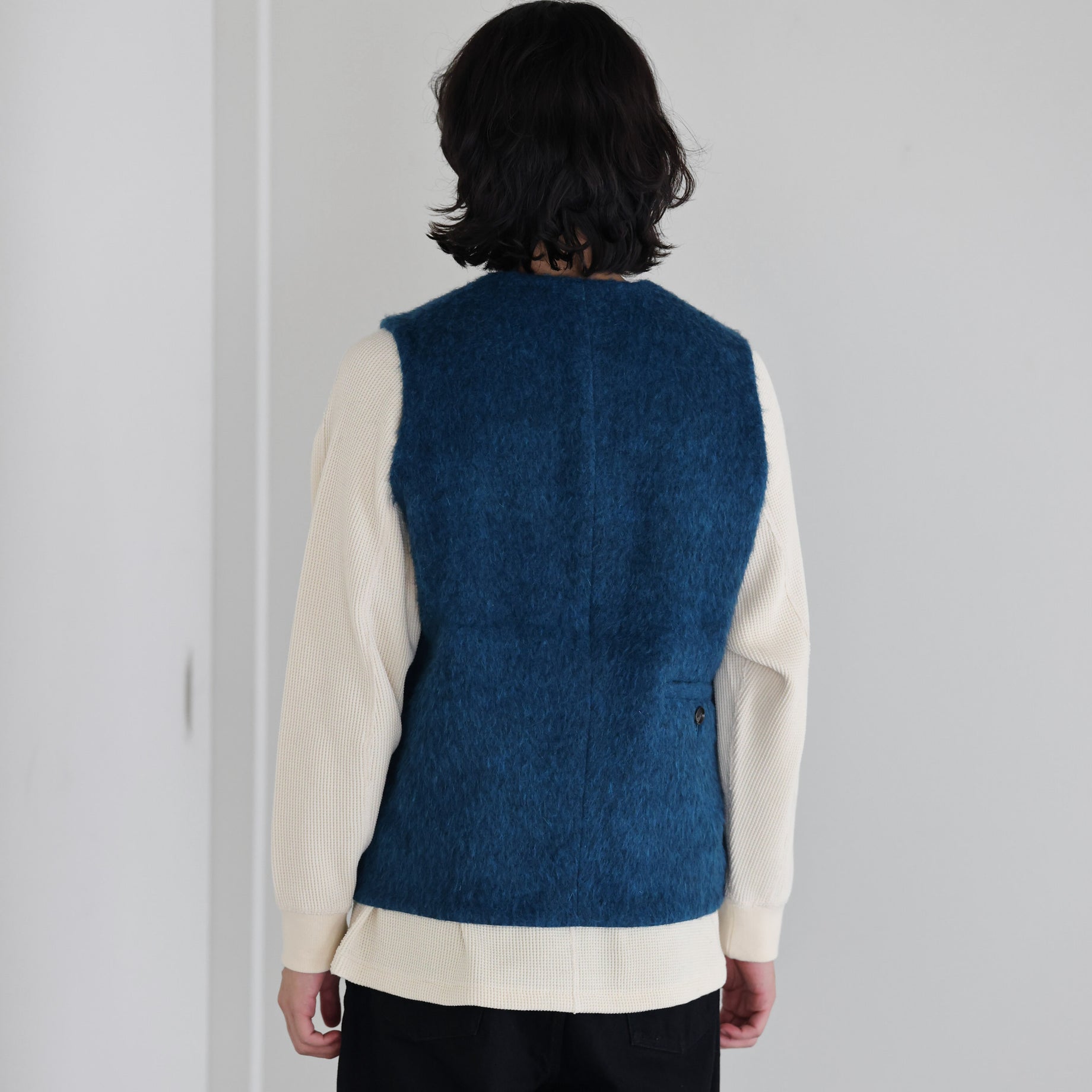 SHAGGY WORK VEST （BLUE）