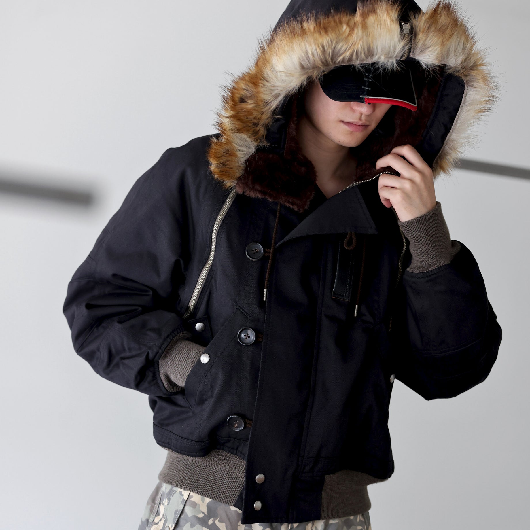 N-2 JACKET（BLACK）