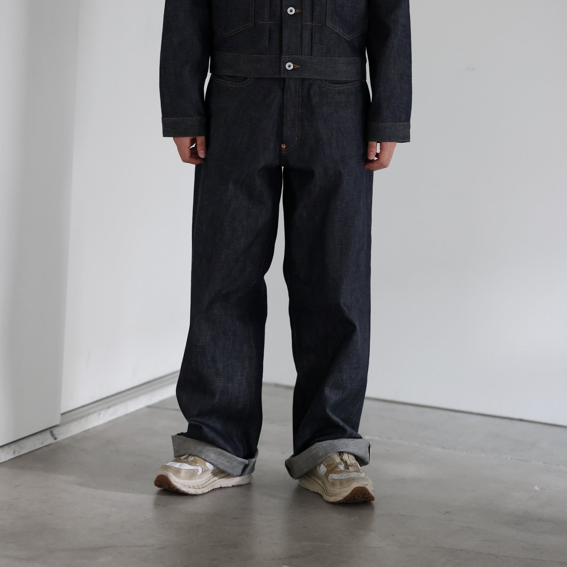 MODERN DENIM PANTS WIDE CUT（RIGID INDIGO）