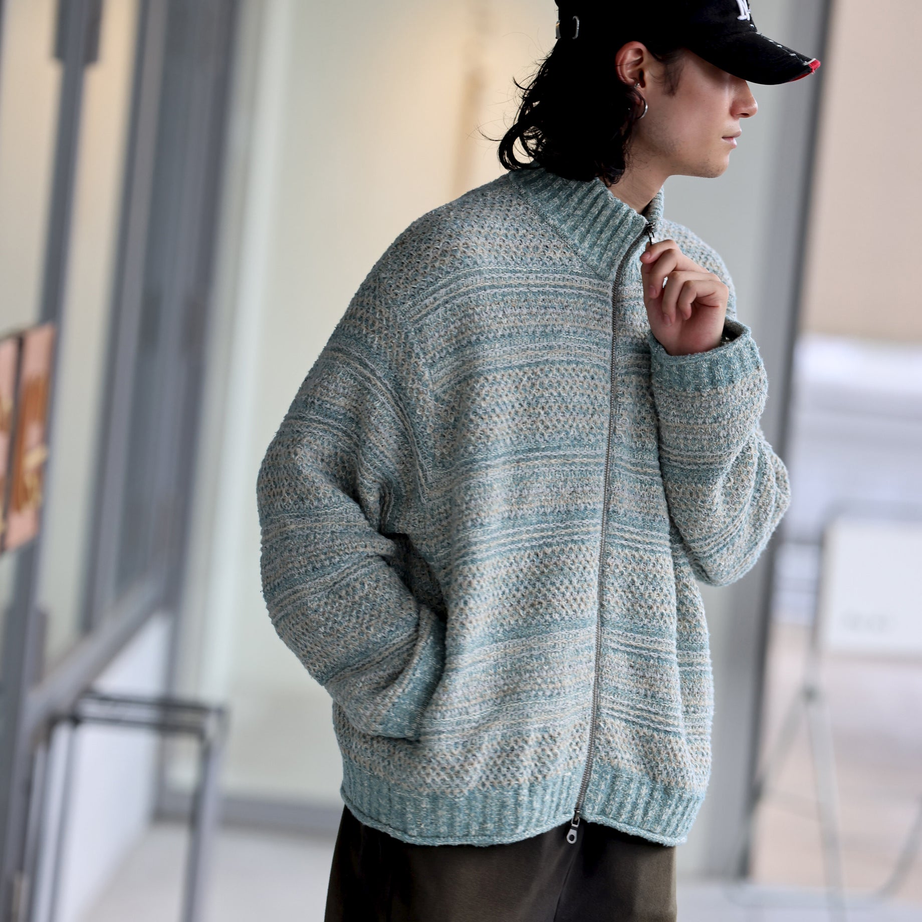 MULTI BORDER MIX DRIVERS （L.BLUE）