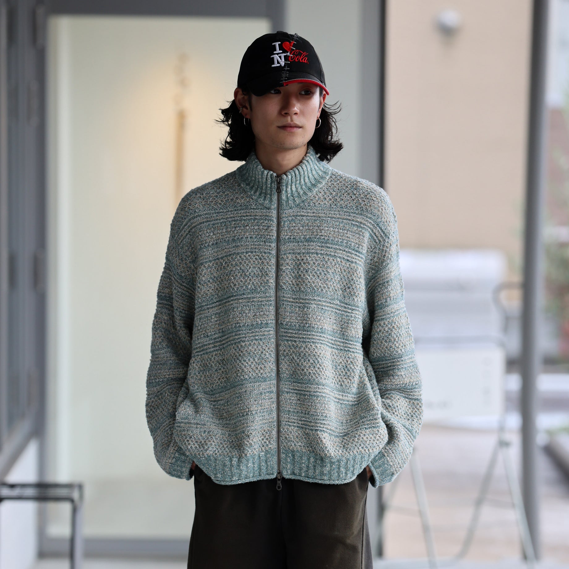 MULTI BORDER MIX DRIVERS （L.BLUE）