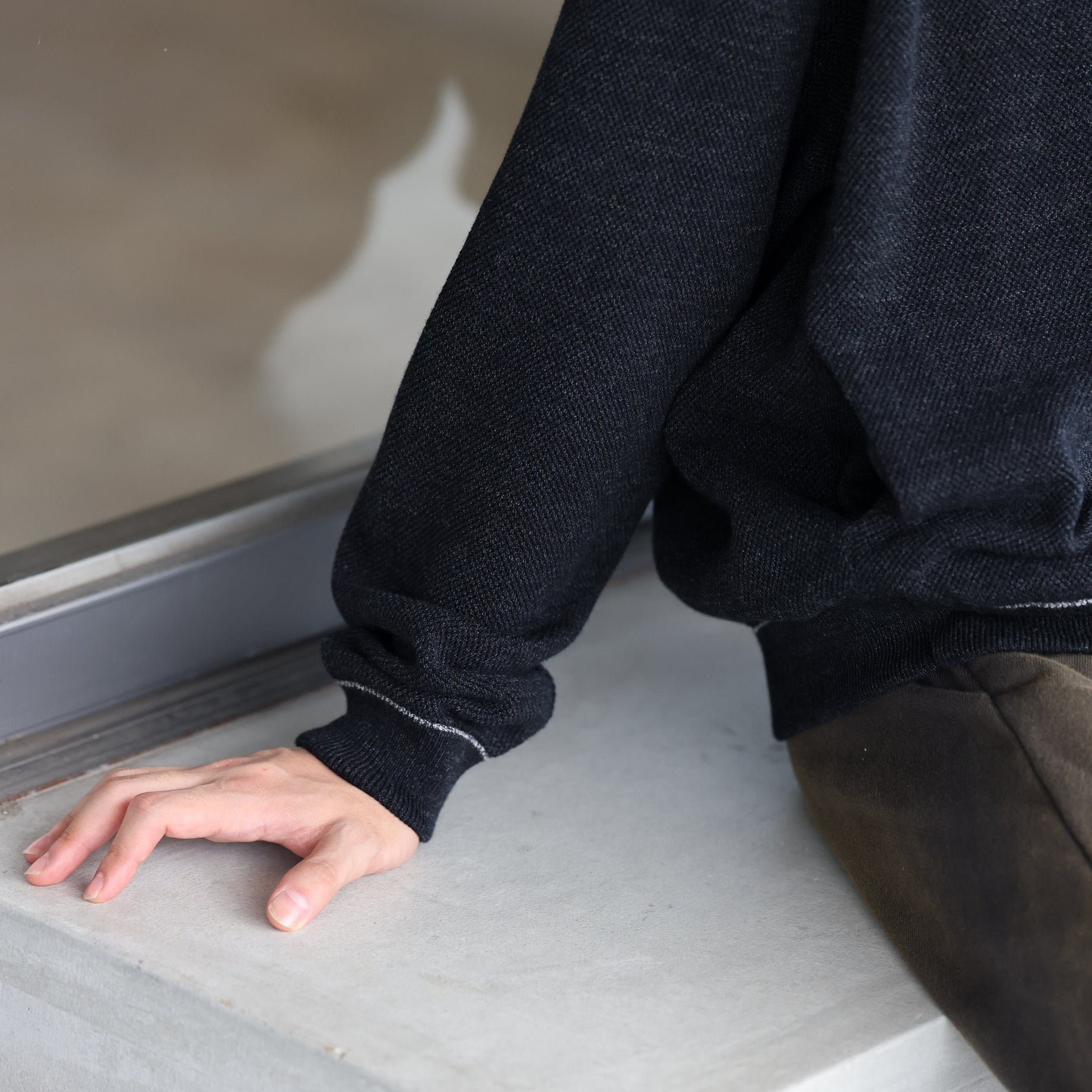 CO/WO MOSS STITCH CD （BLACK）