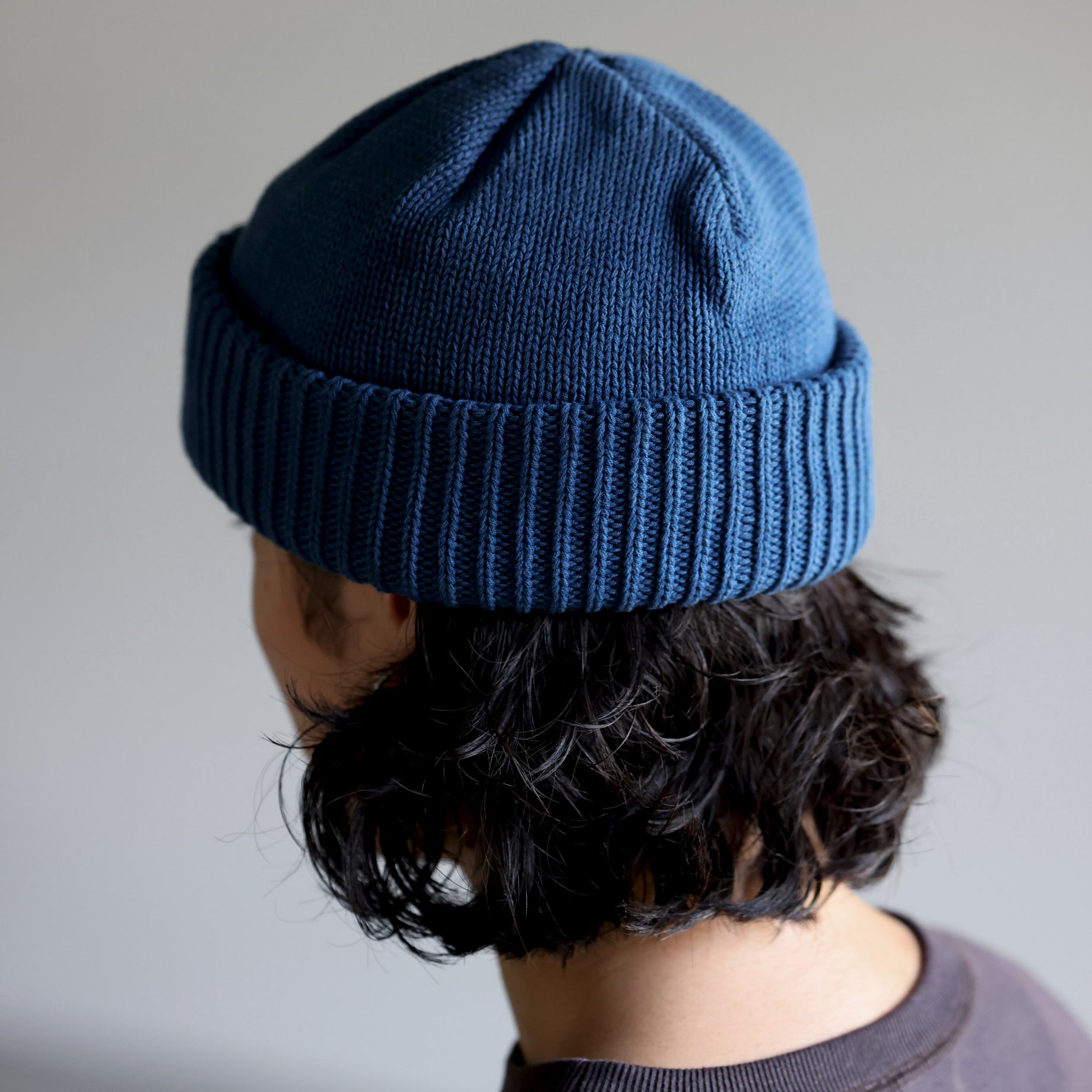 KNIT CAP （BLUE）