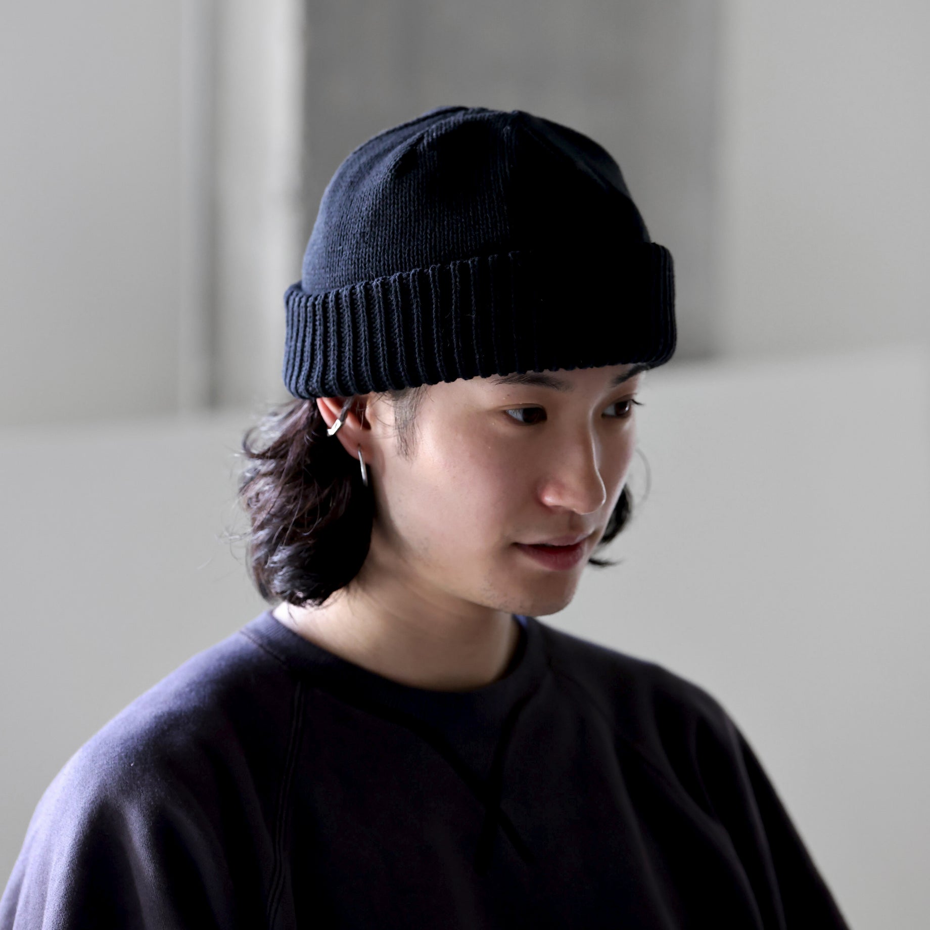 KNIT CAP （BLACK）