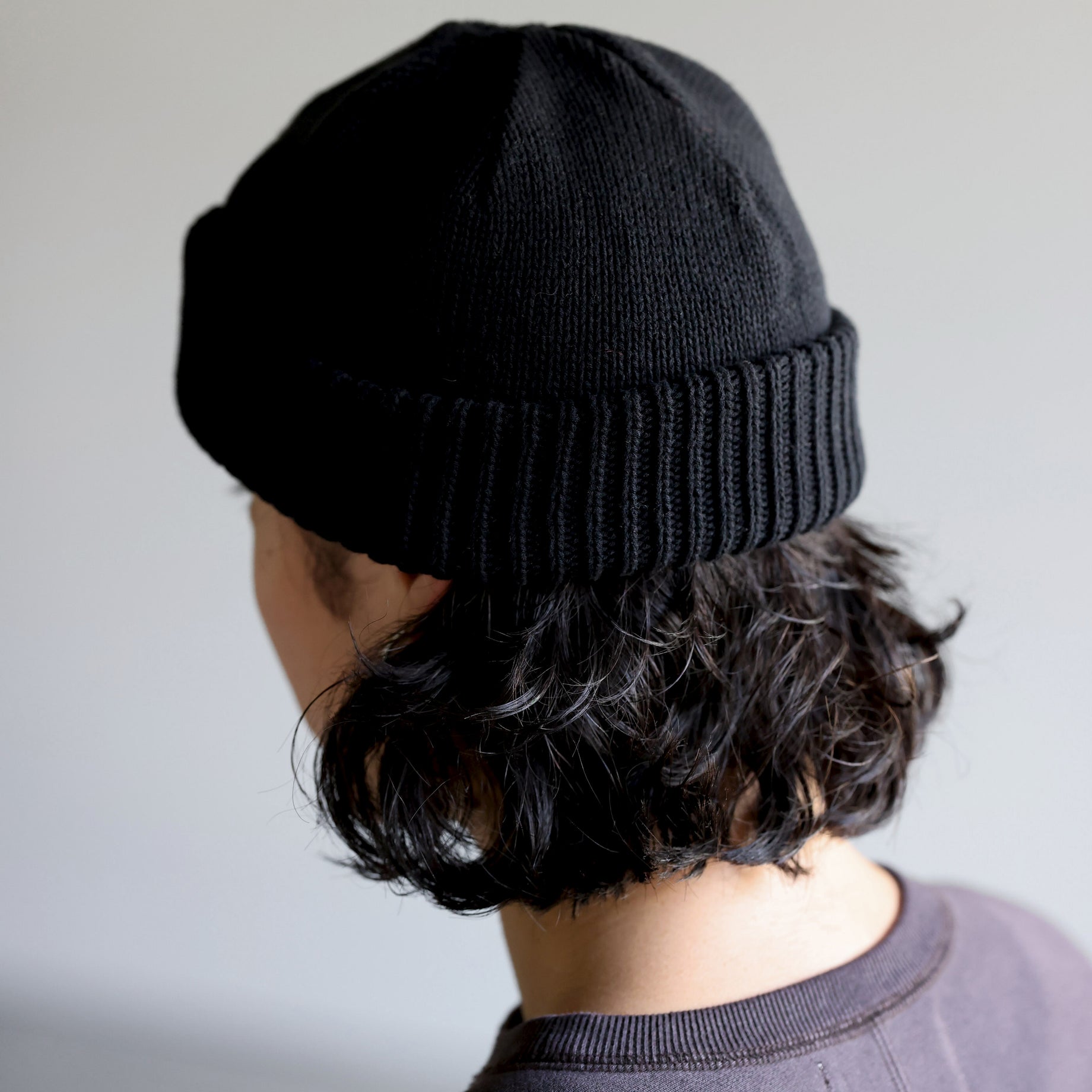 KNIT CAP （BLACK）