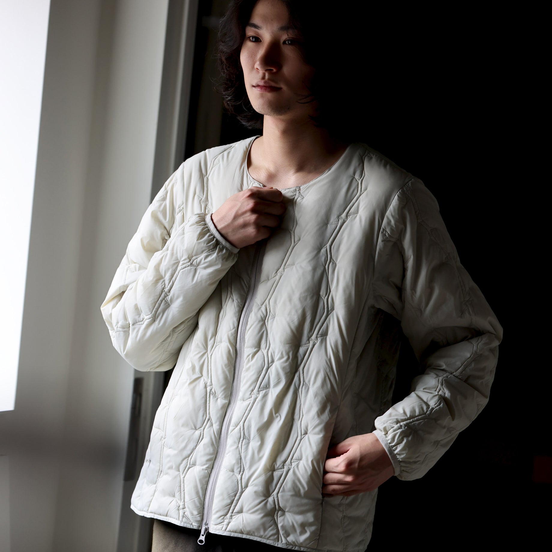 SOUTH2 WEST8 × TAION - INNER DOWN JACKET（ICE GREY）