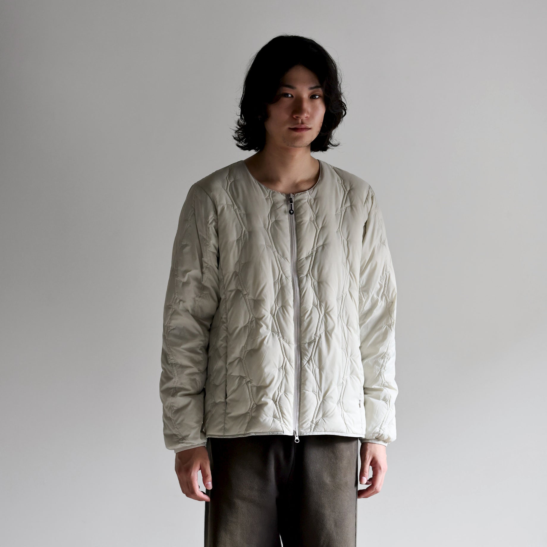 SOUTH2 WEST8 × TAION - INNER DOWN JACKET（ICE GREY）