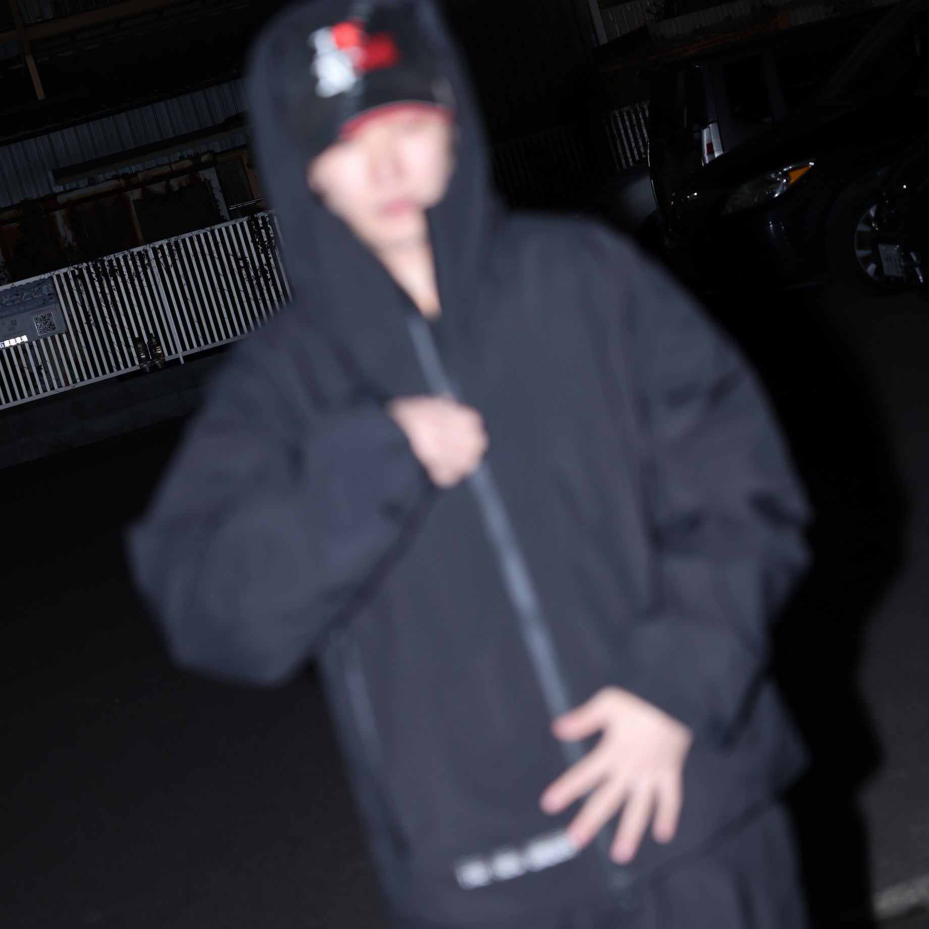 3LYR DOWN HOODIE（BLACK）