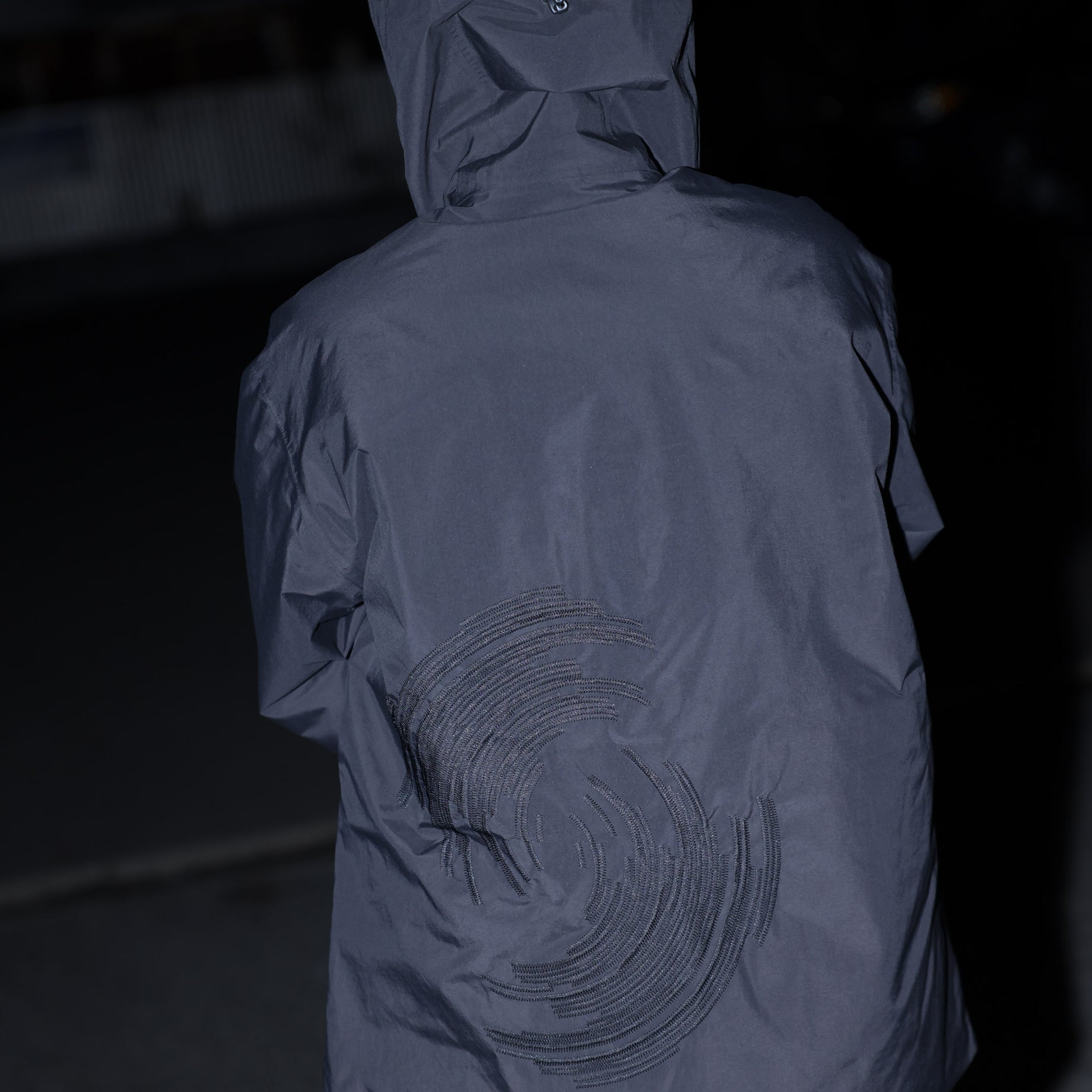 3LYR DOWN HOODIE（BLACK）