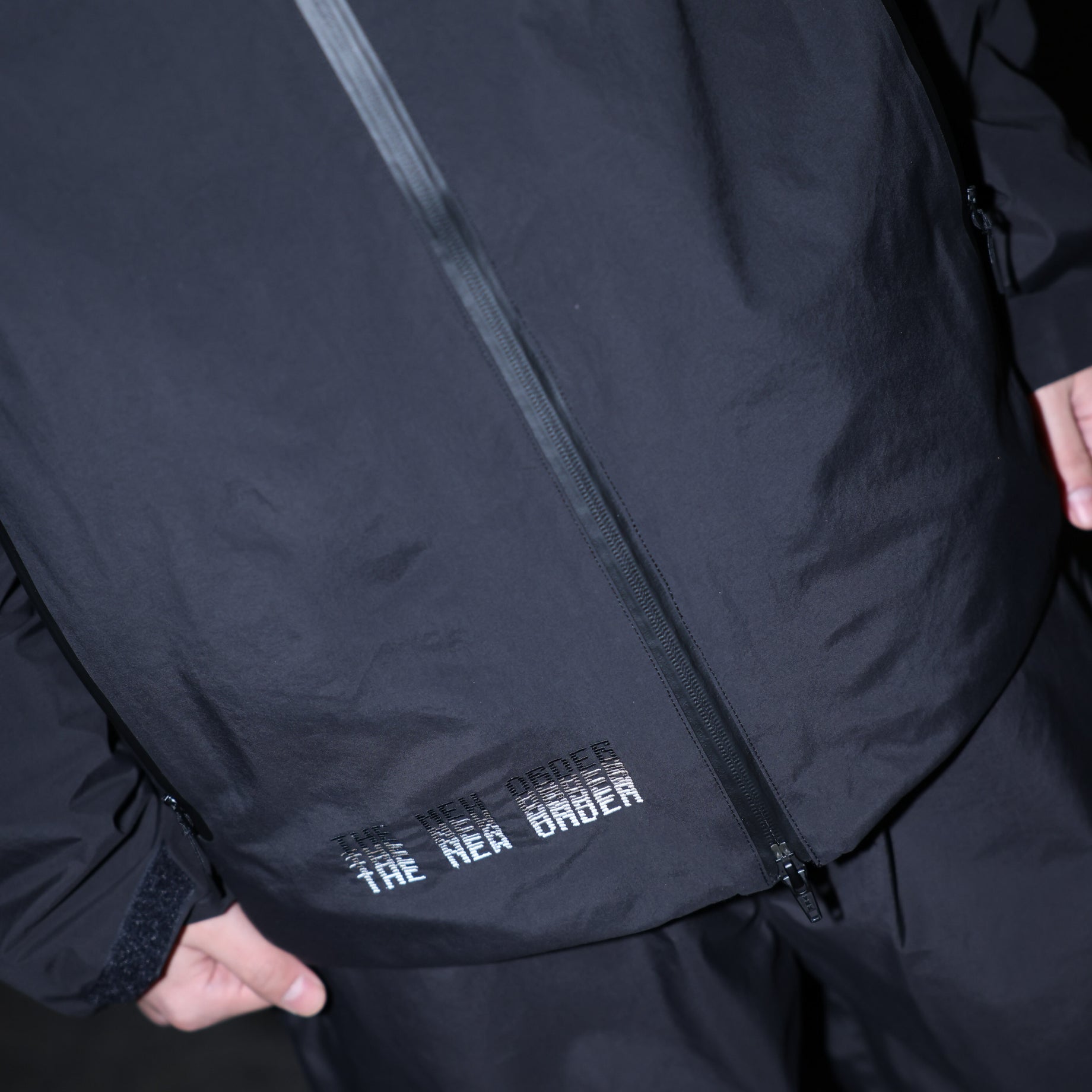 3LYR DOWN HOODIE（BLACK）