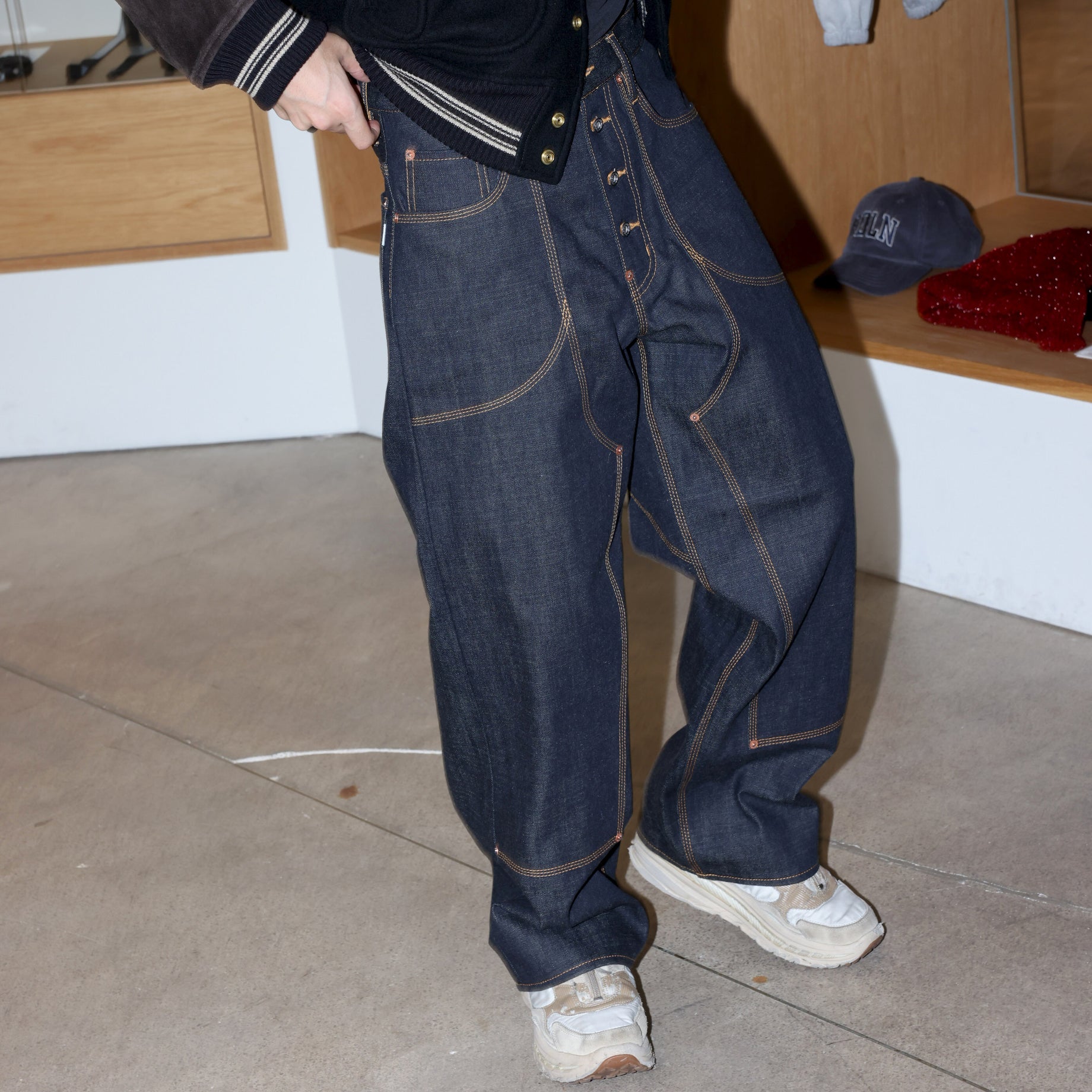 CLASSIC DOUBLE KNEE DENIM PANTS（RIGID INDIGO）