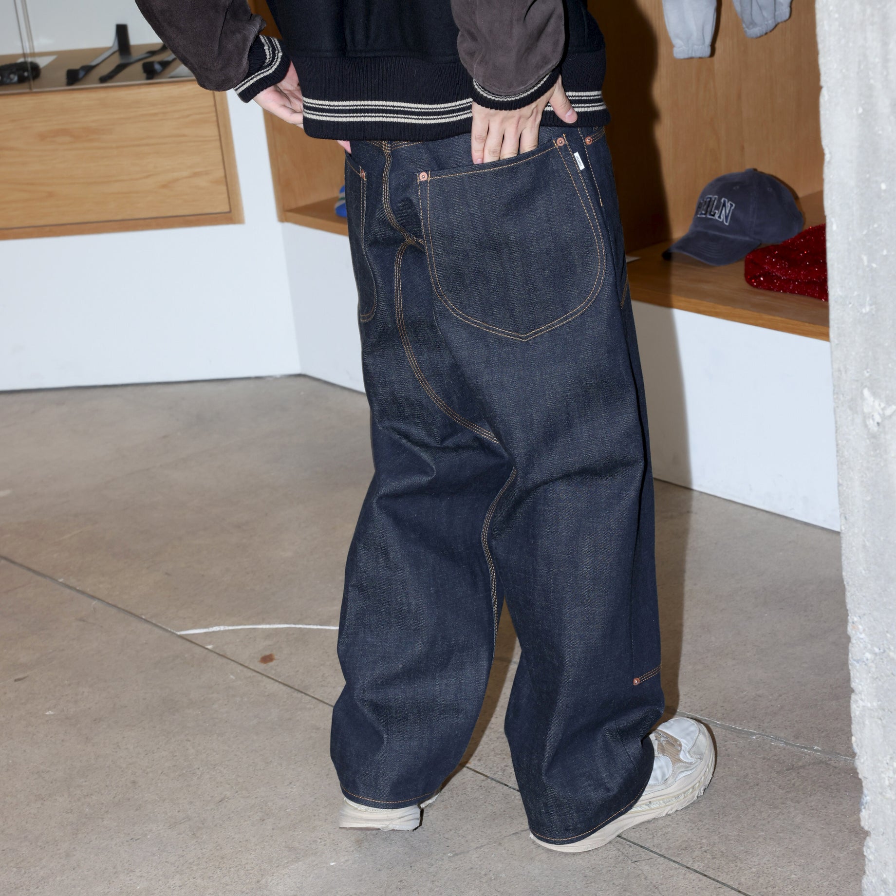 CLASSIC DOUBLE KNEE DENIM PANTS（RIGID INDIGO）
