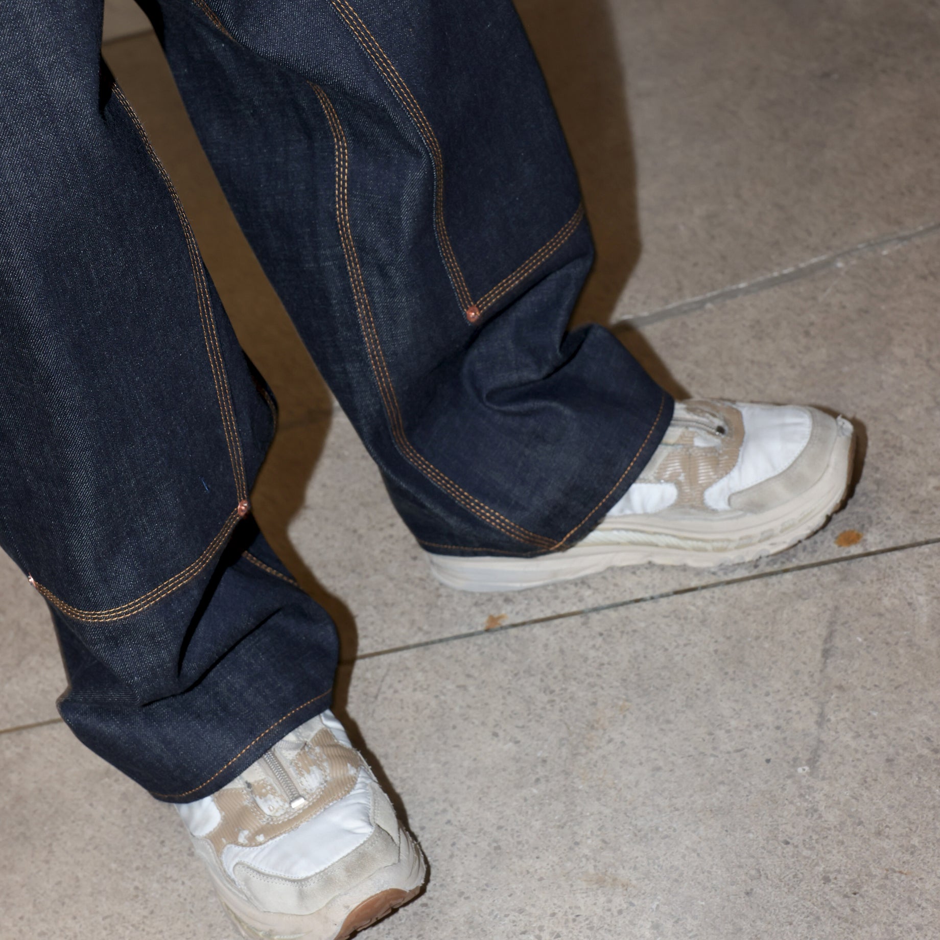 CLASSIC DOUBLE KNEE DENIM PANTS（RIGID INDIGO）