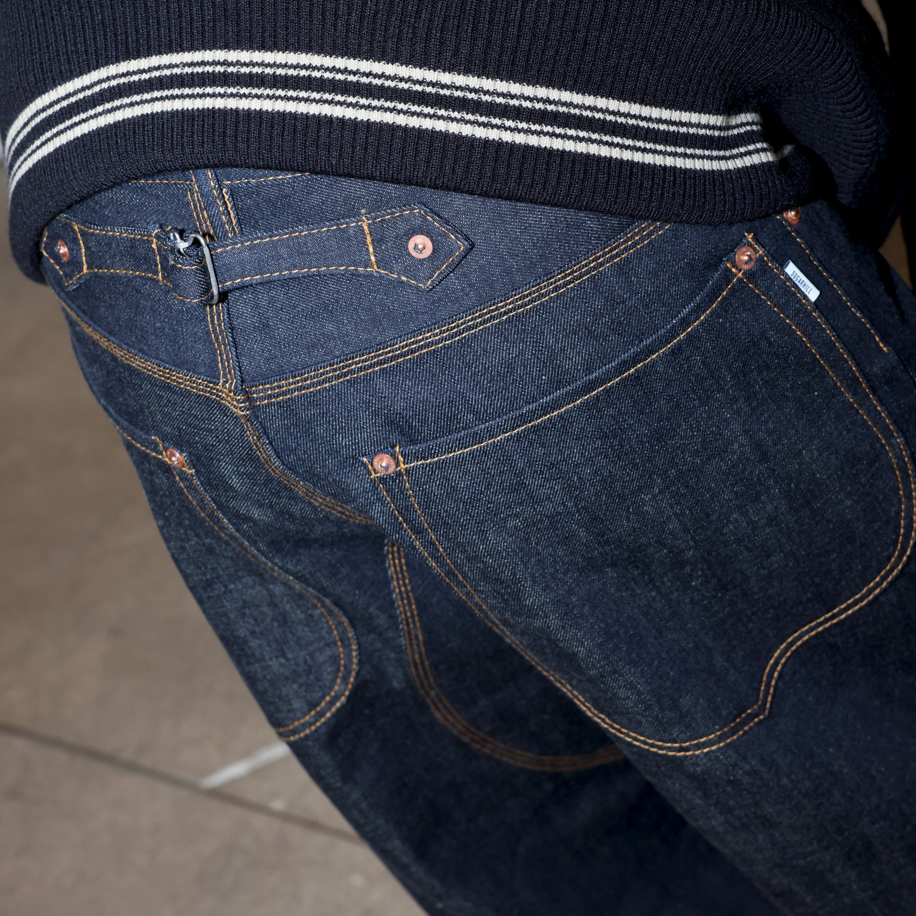 CLASSIC DOUBLE KNEE DENIM PANTS（RIGID INDIGO）