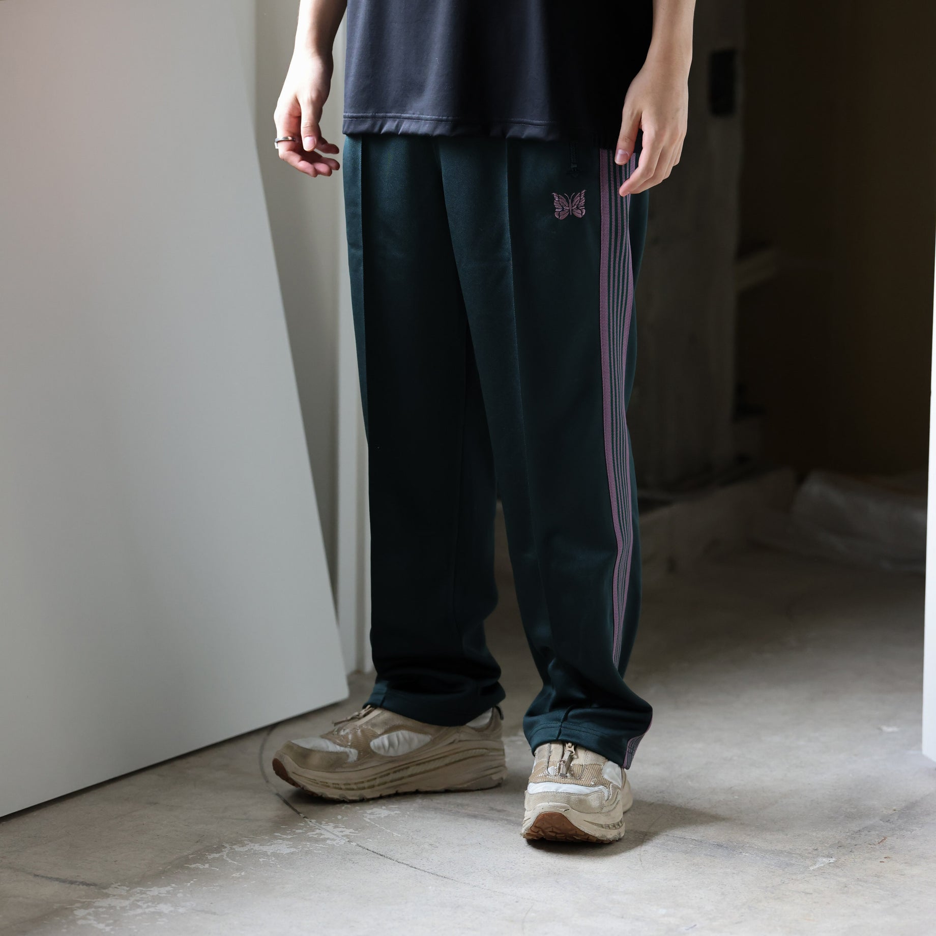 TRACK PANT - POLY SMOOTH（GREEN）