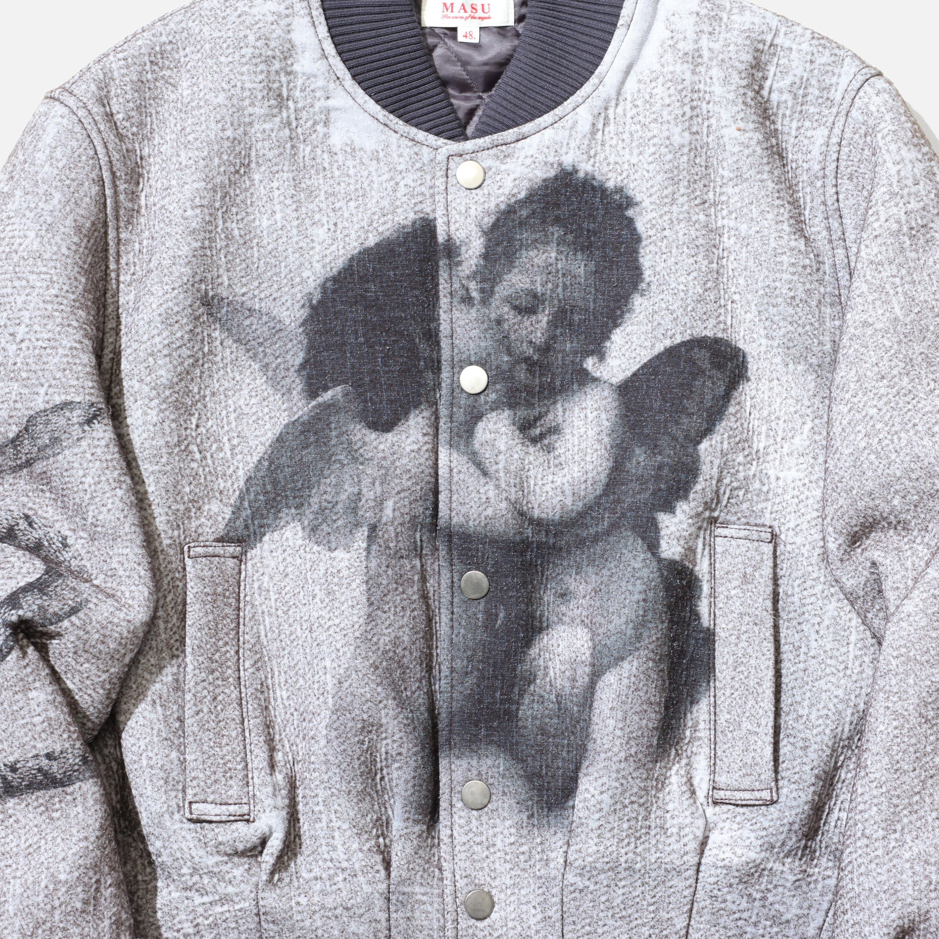 ANGEL BOMBER JACKET （GRAY） – UNEVEN HUB STORE｜想像を