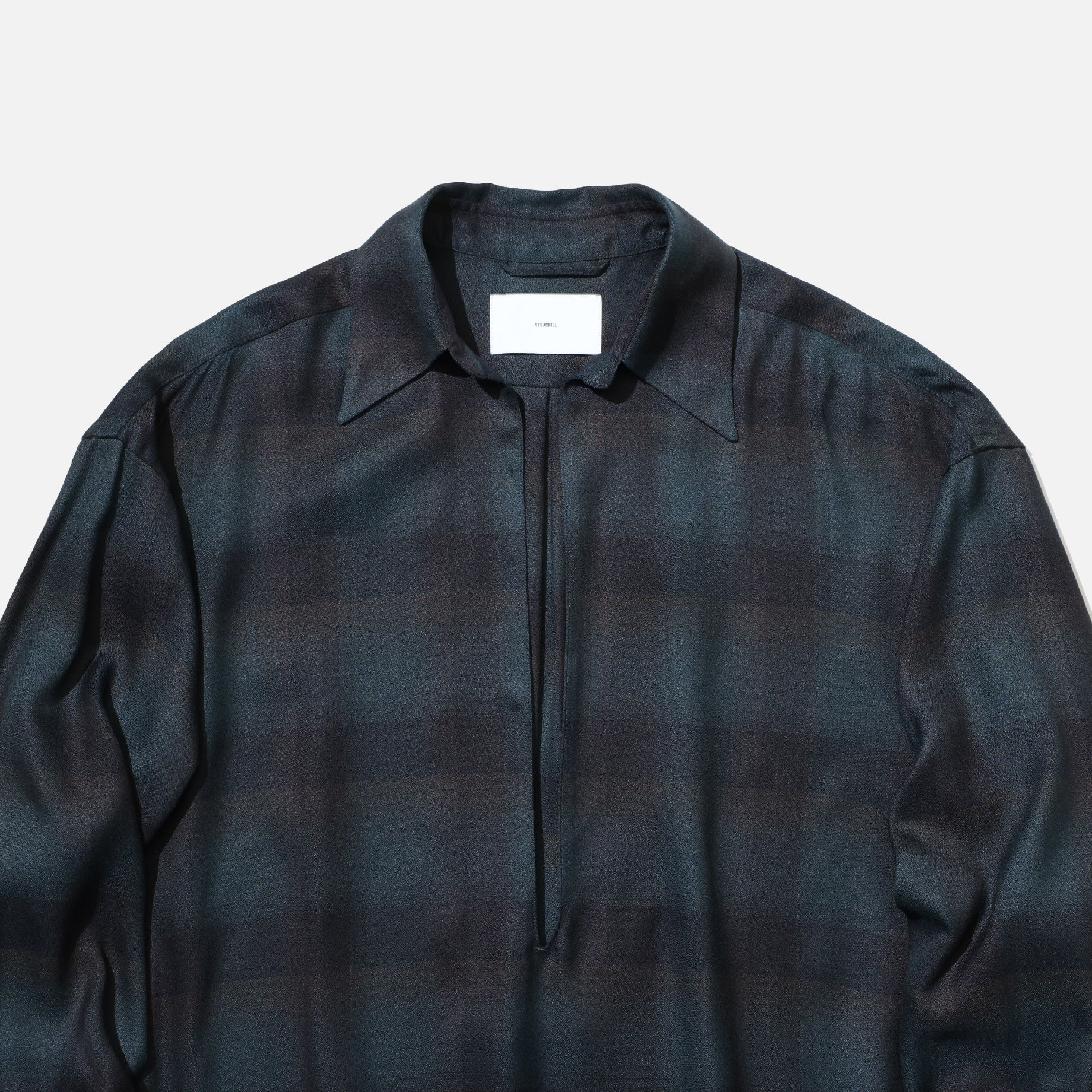 PLAID SKIPPER SHIRTS（DEEP GREEN）