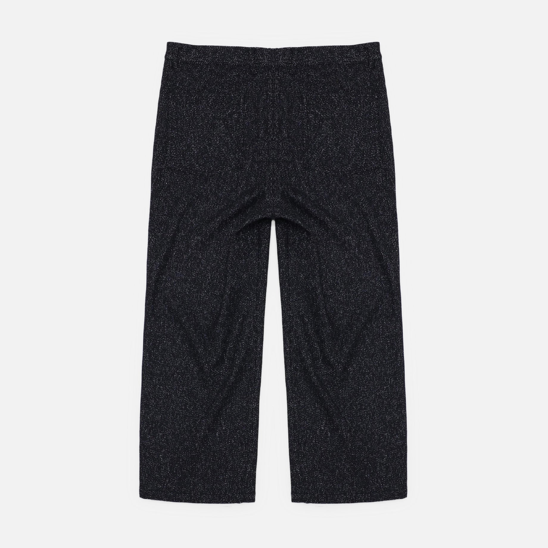 WOOL SILK - WORK PANTS（BLACK）