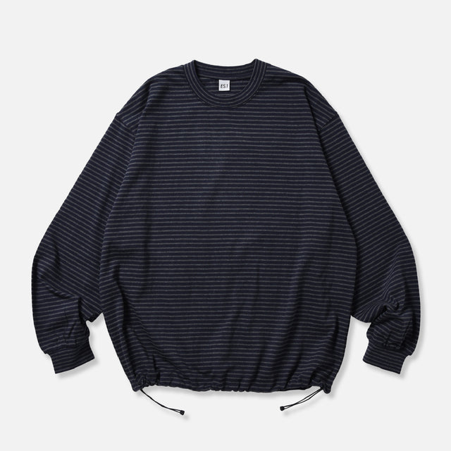 BORDER LS T-SHIRTS （NAVY）