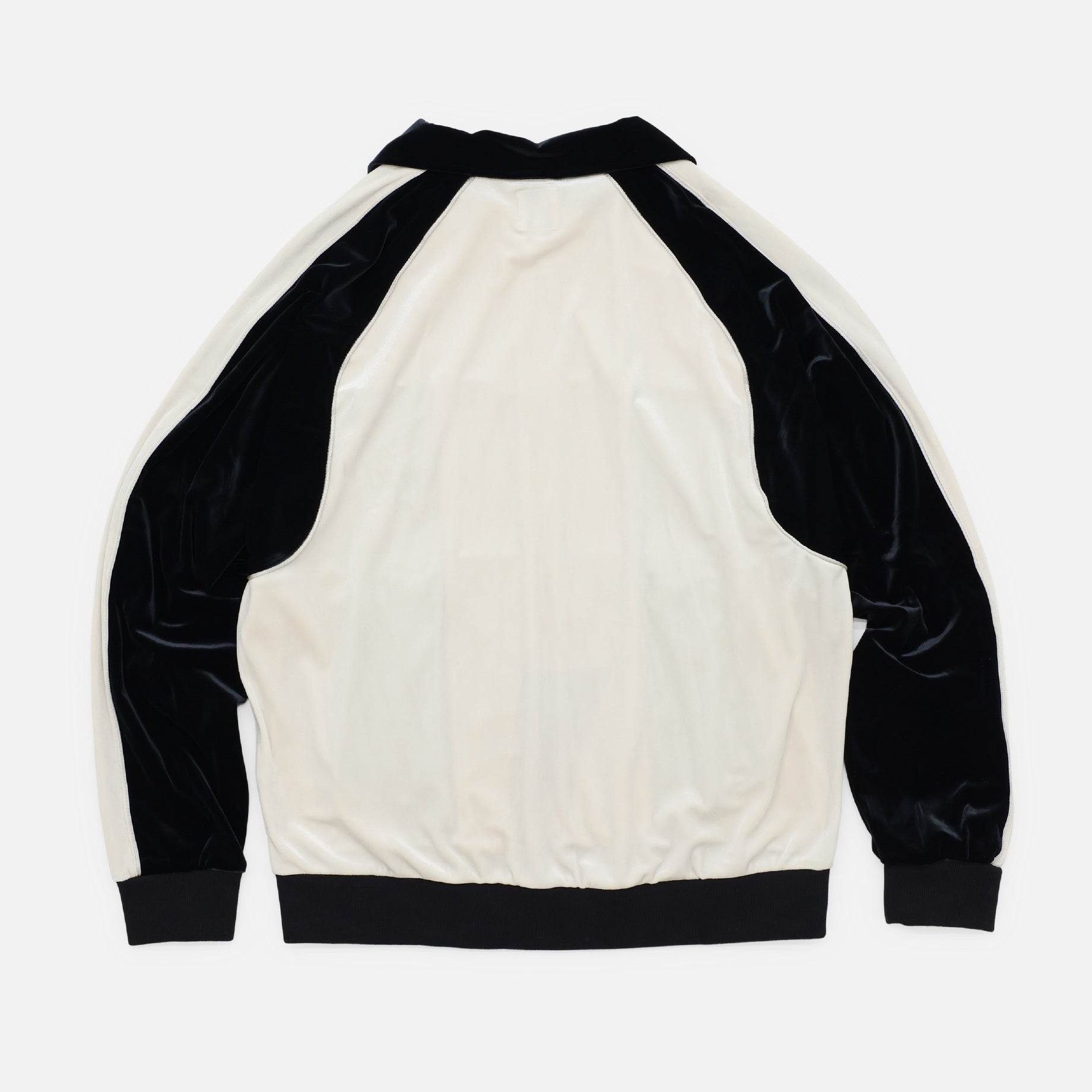 VELOUR TRACK JACKET（BLACK）