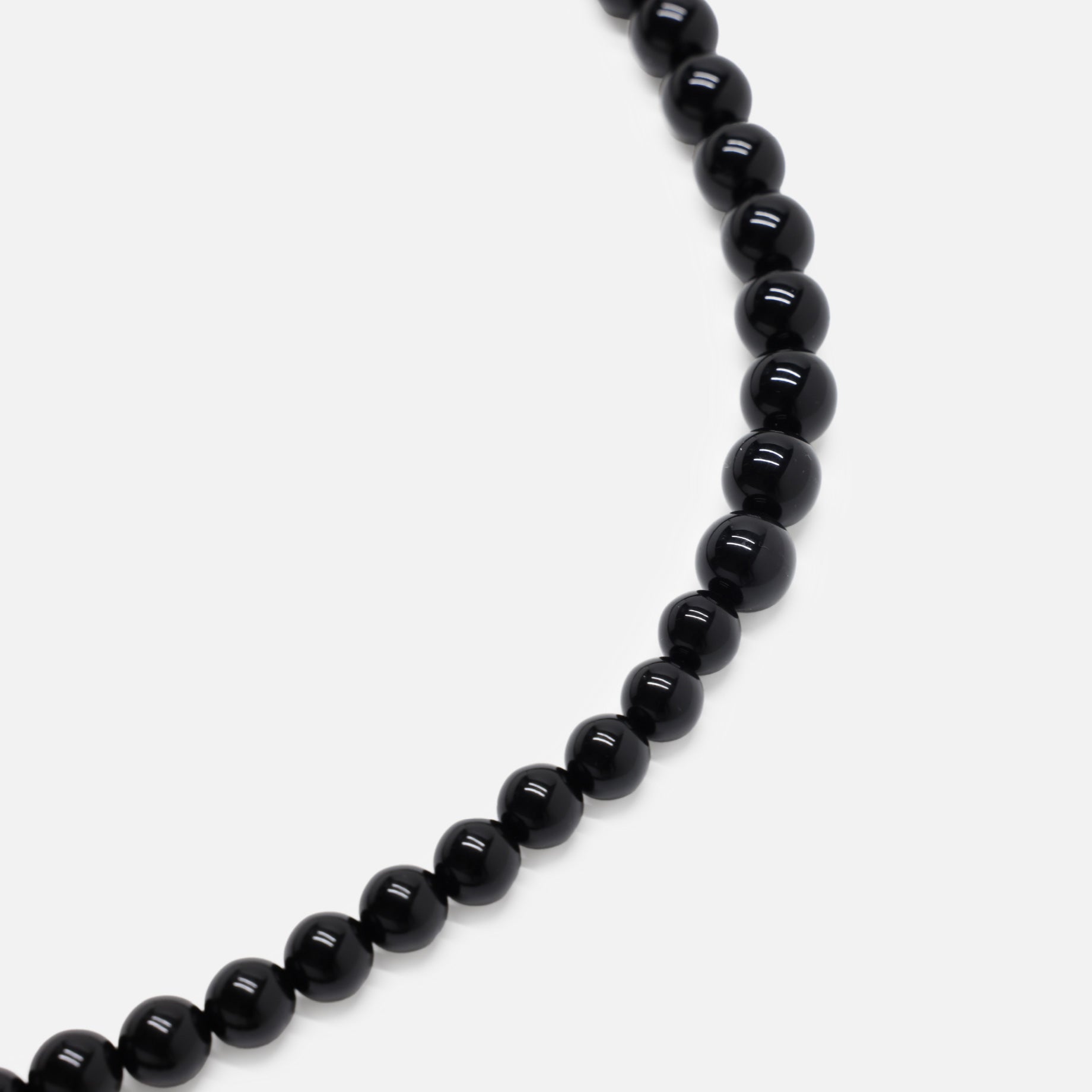 BIG PEARL LONG NECKLACE （BLACK）