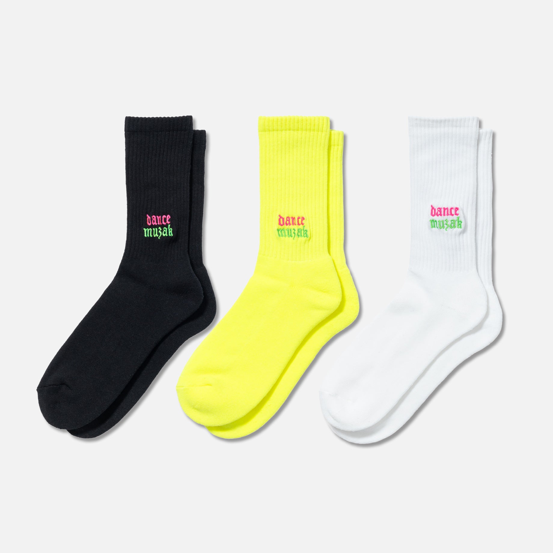 TOMOO GOKITA - 'DANCE MUZAK' RIB SOCKS（BLK）