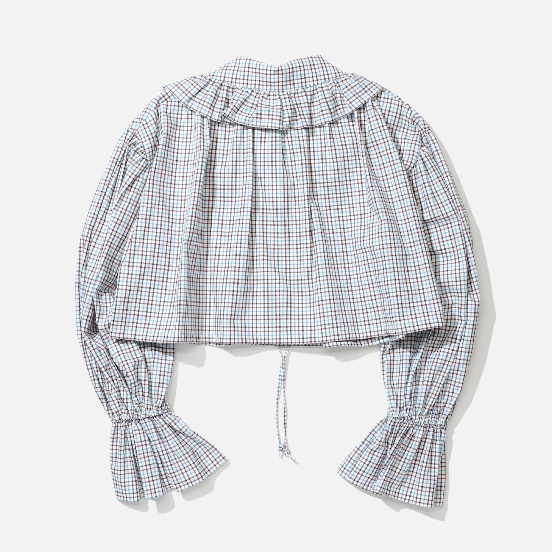 MONOGRAM STITCH SPENCER SHIRT - TATTERSALL （PLAID）