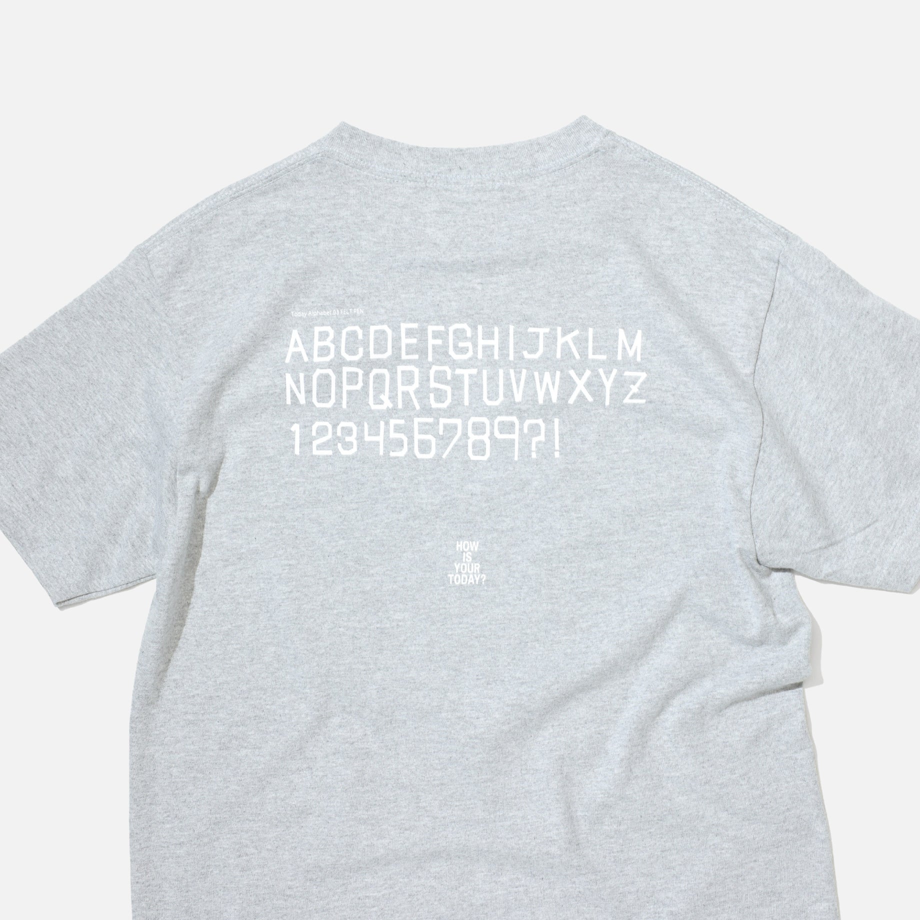 “TOMORROW” SS TEE（GRAY）