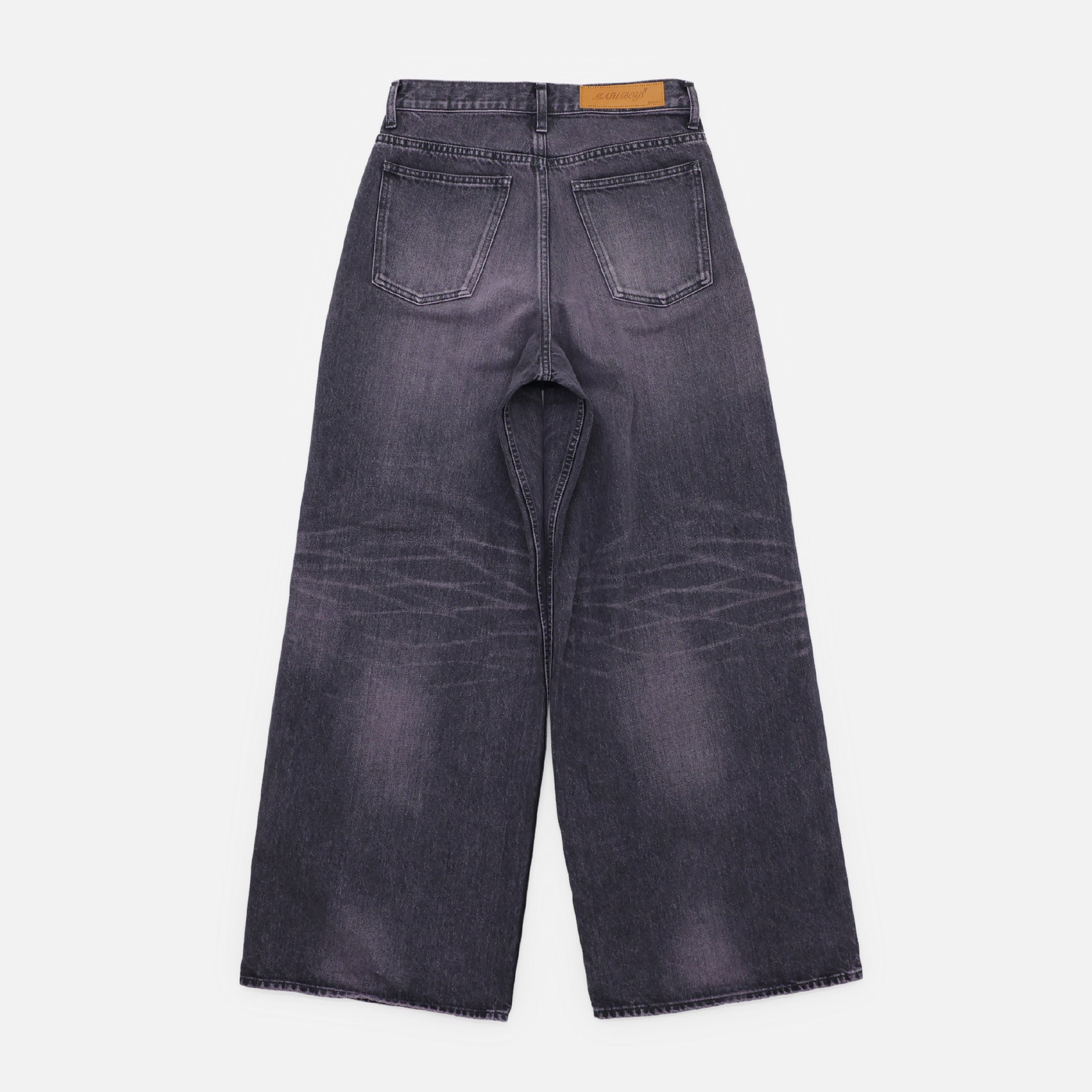 24AW MASU BOYS BAGGY JEANS BLACK 42