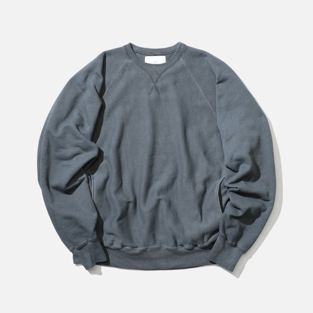 CREW NECK SWEAT PULLOVER （SAGE）