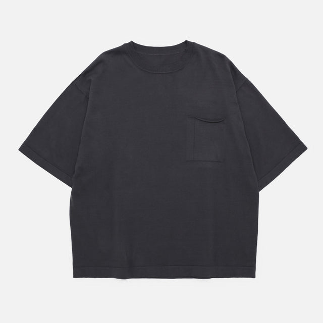 SUVIN COTTON S/S（CHARCOAL）