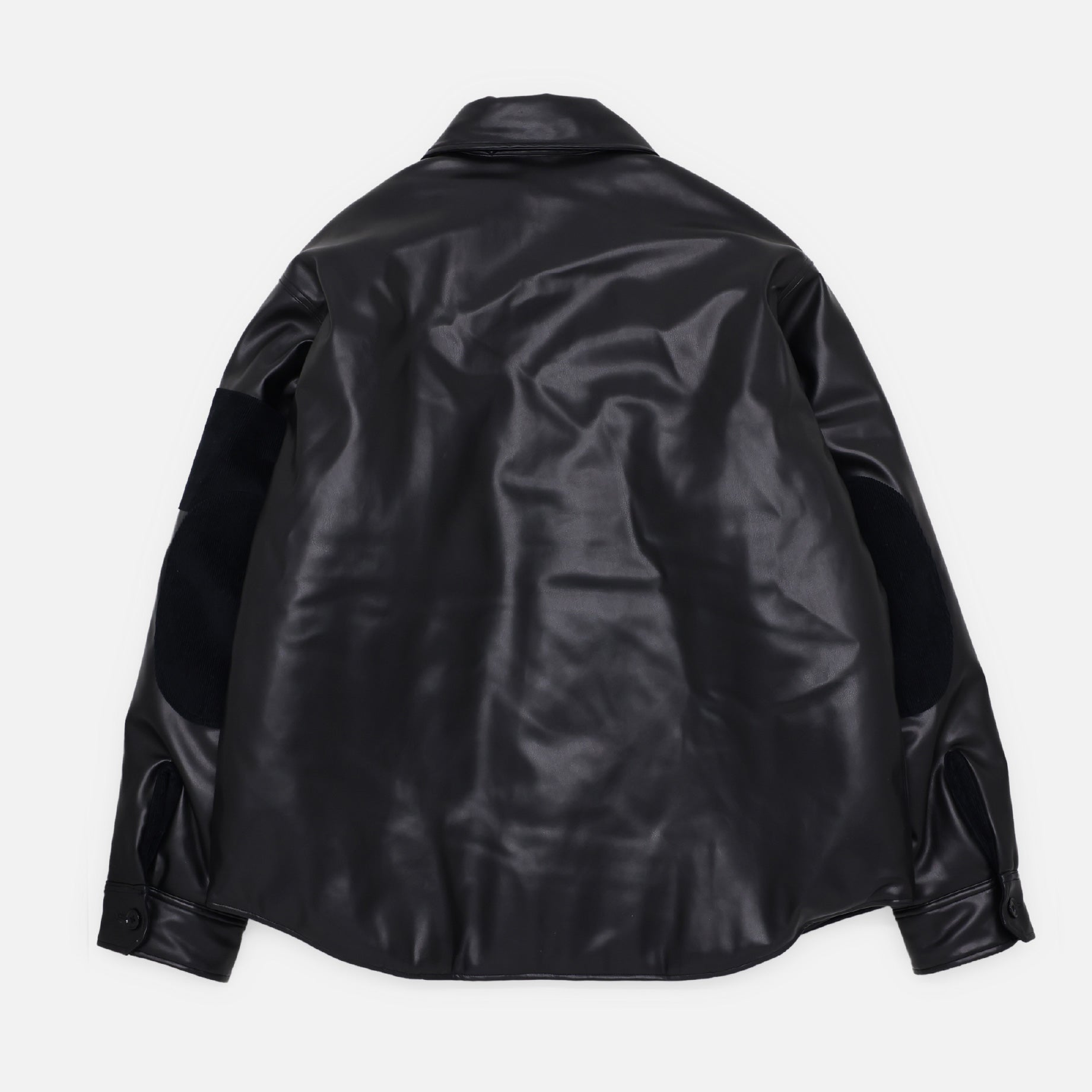 INSULATION CCPO SHIRT - SYNTHETIC LTHR.（BLACK）