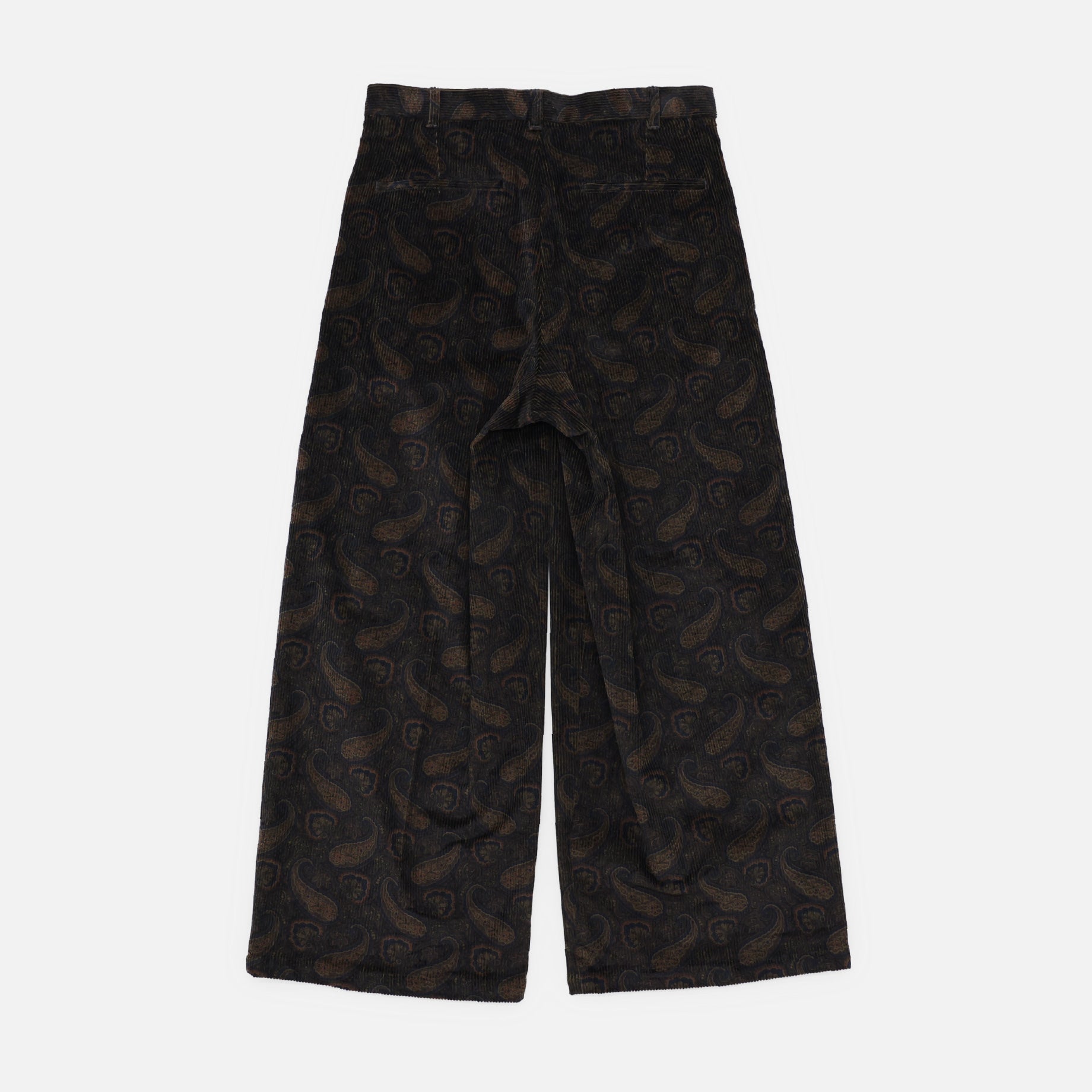 AIE TUCKED WIDE PANT - 8W CORD / PAISLEY-