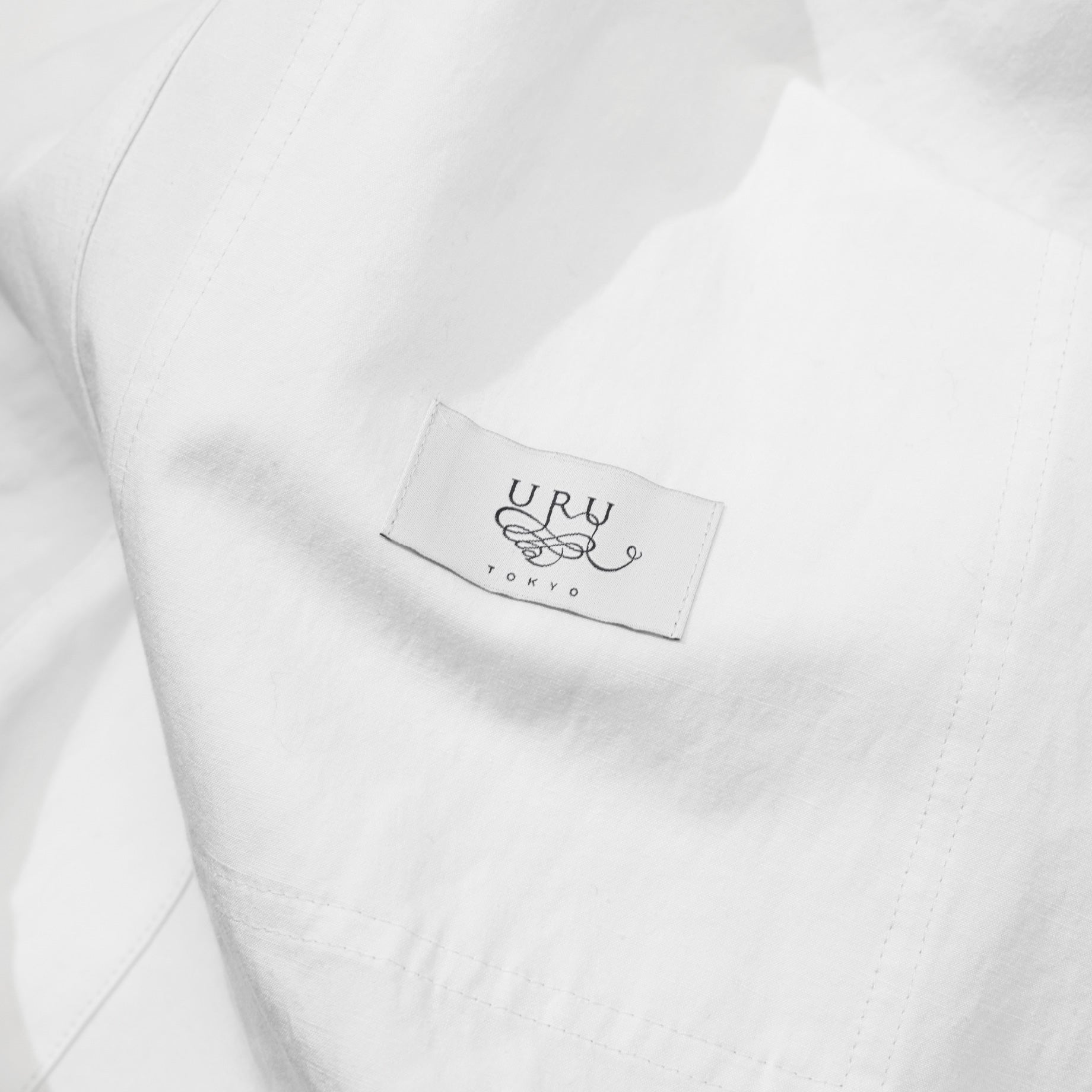 COTTON LINEN - COVERALL JACKET（IVORY）