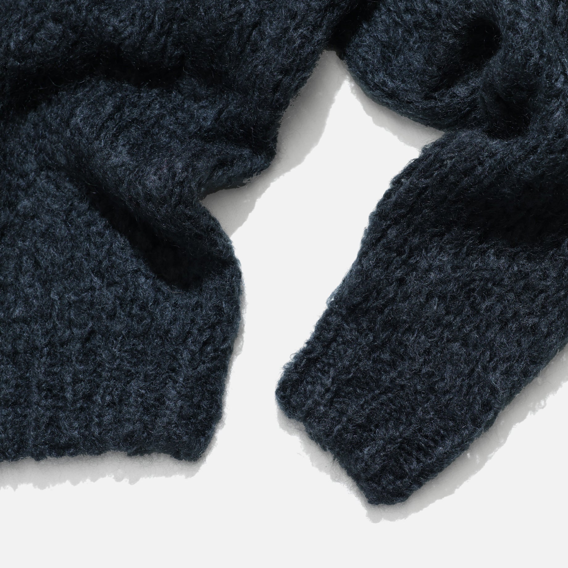MOHAIR PULLOVER KNIT（BLACK）