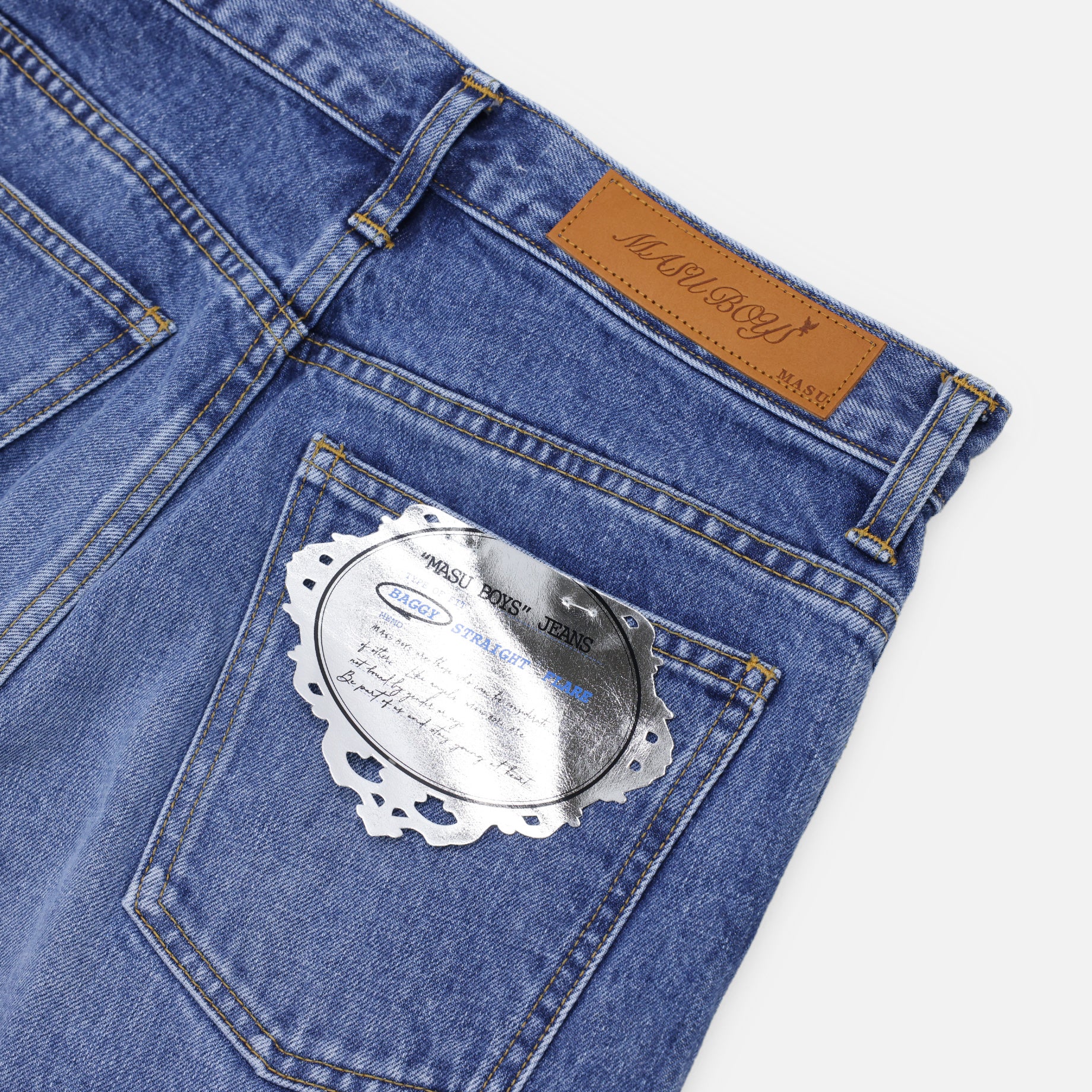 MASUBOYS” BAGGY JEANS KEYHOLDER（FADED INDIGO） – UNEVEN HUB STORE