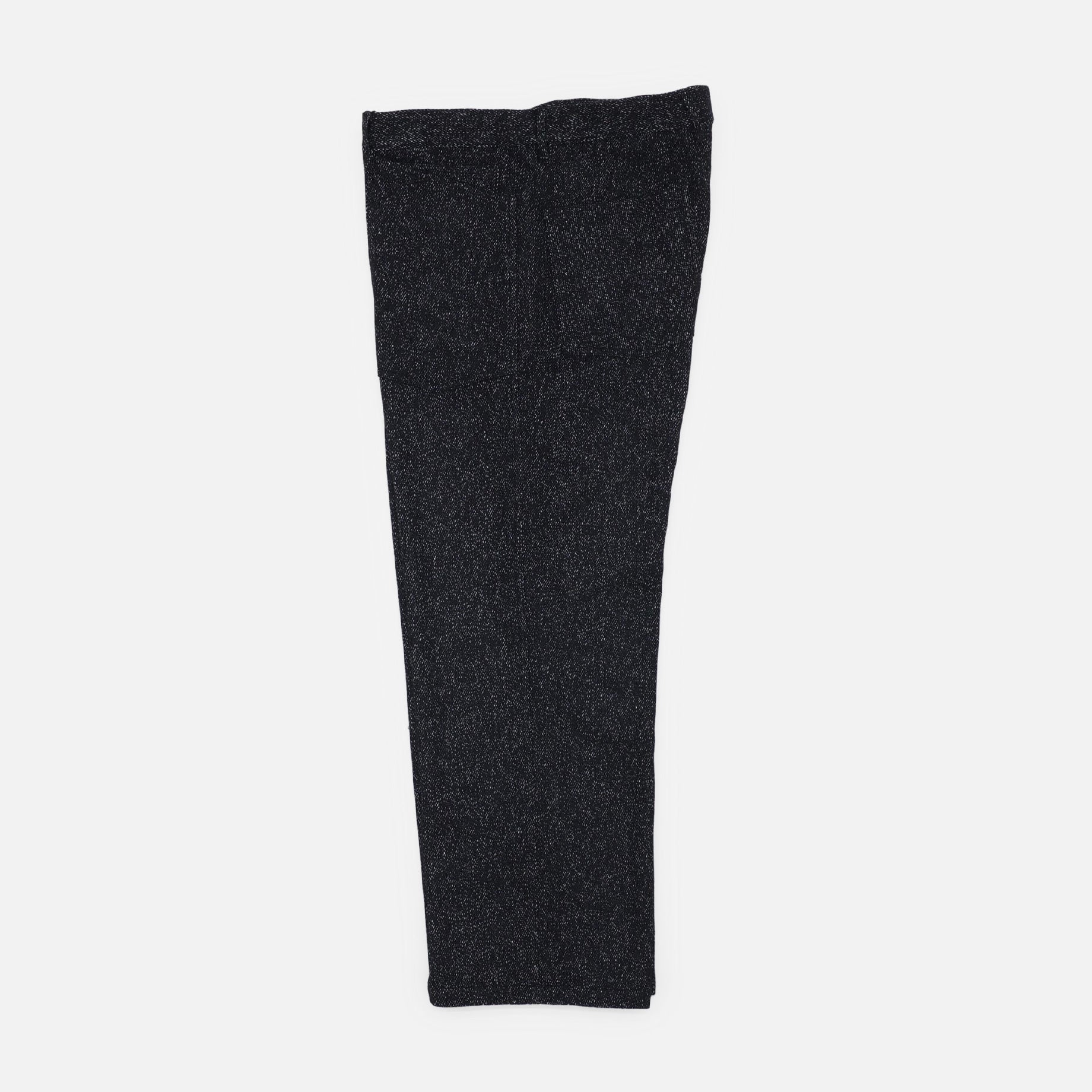 WOOL SILK - WORK PANTS（BLACK）