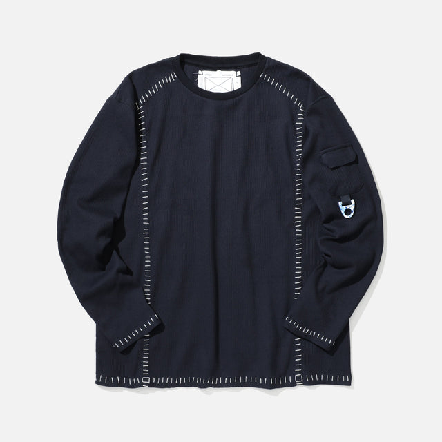 ARTISAN MAP LONG SLEEVE TEE（BLACK）