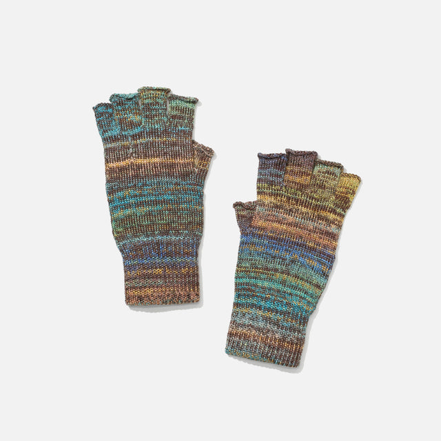 MULTI COLOR GLOVE （BROWN）