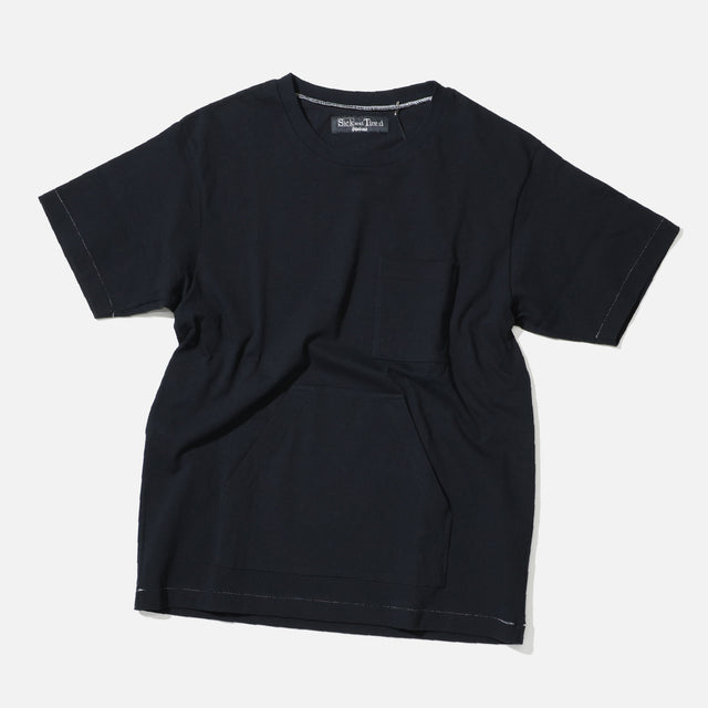 DOUBLE POCKET T-SHIRT（BLACK）