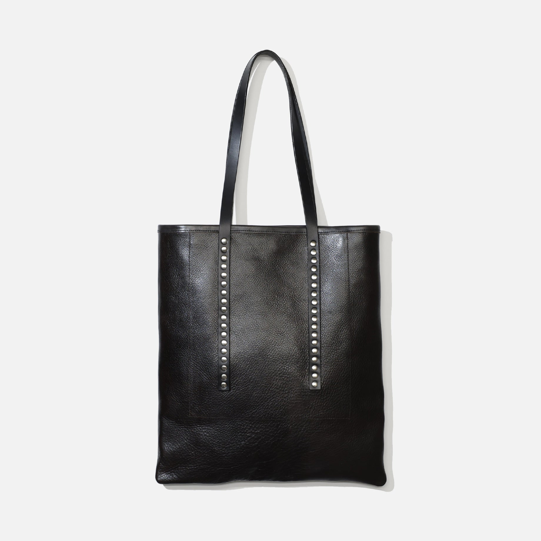 FLAT TOTE（D.BROWN / HANDLE BLACK）