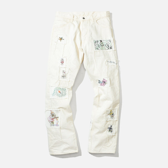 DENIM PANTS （IVORY）