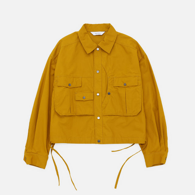 HALF MOON PK CROPPED SHIRT（MUSTARD）