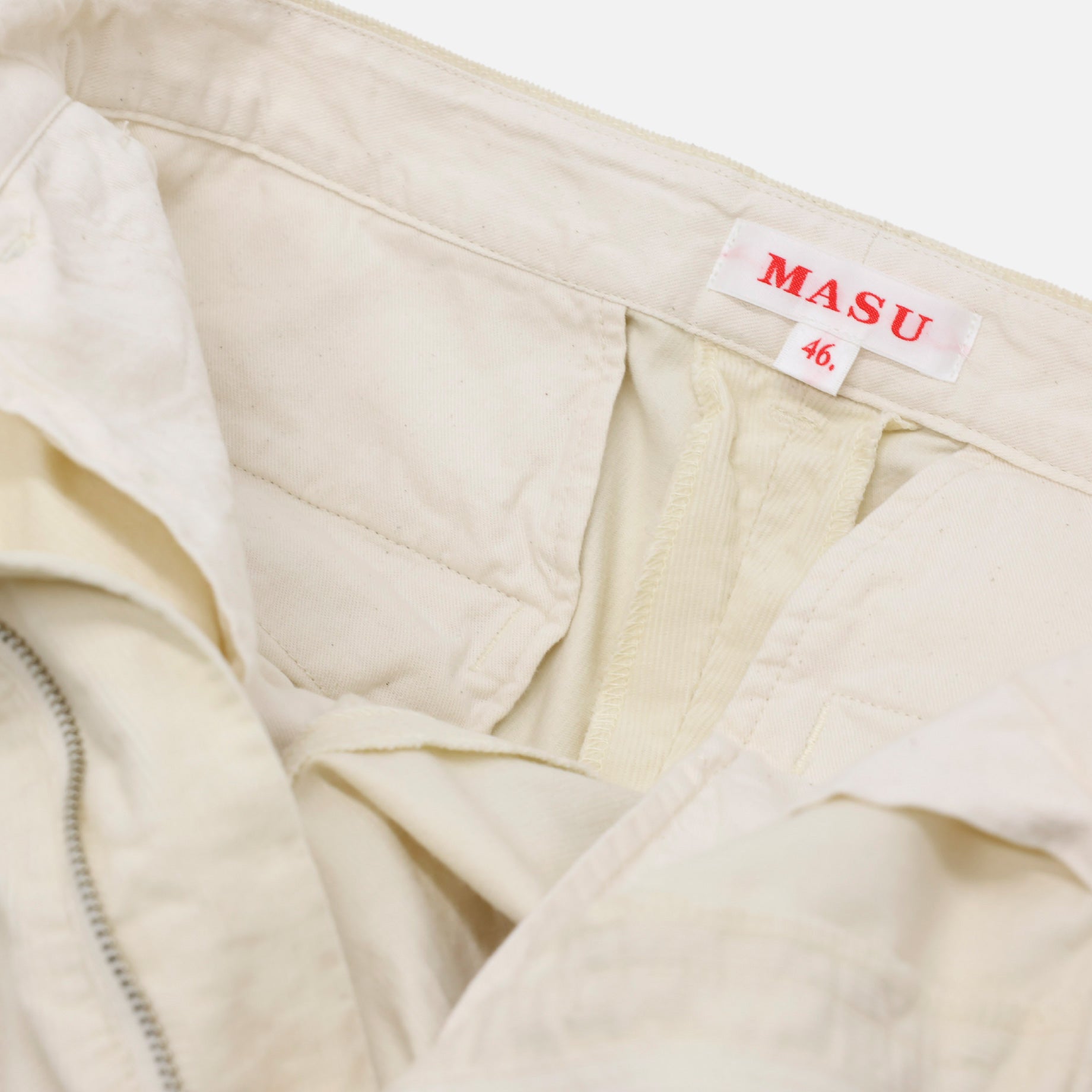 "MASU × VERDY" M.B.C. MEMORIAL PANTS（CREAM）