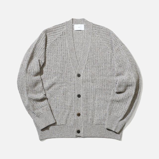 COLOR NEP WOOL CARGIDAN （BEIGE）
