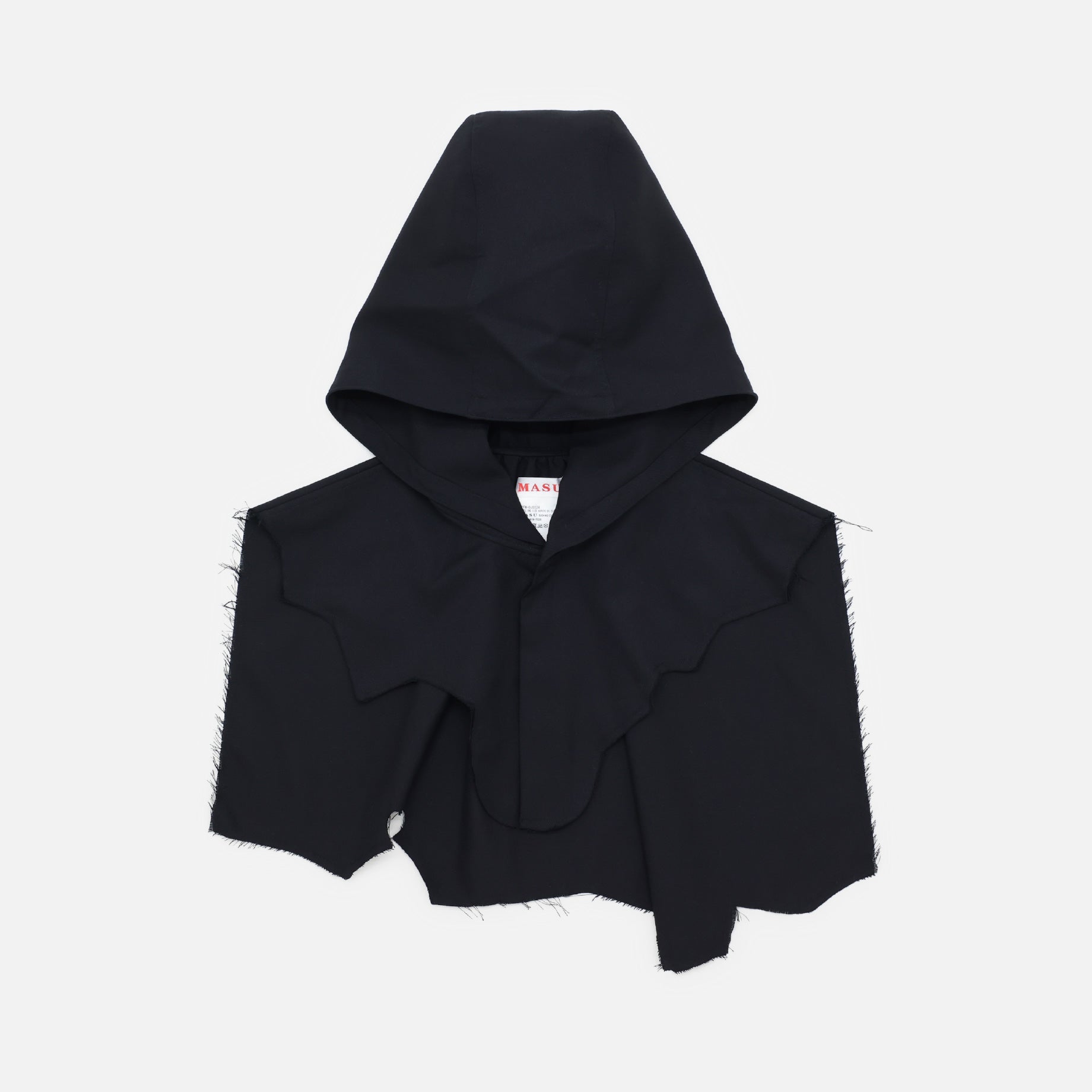 RAGGED MINI CAPE（BLACK）