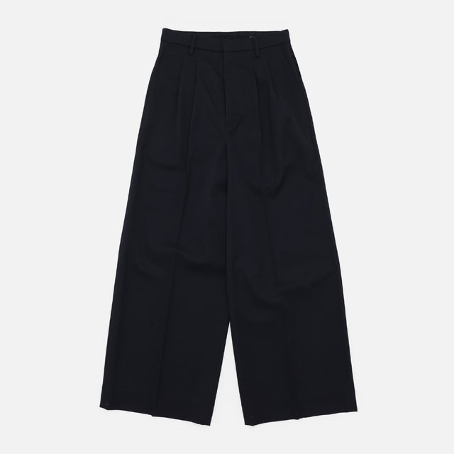 WIDE TROUSERS（BLACK）